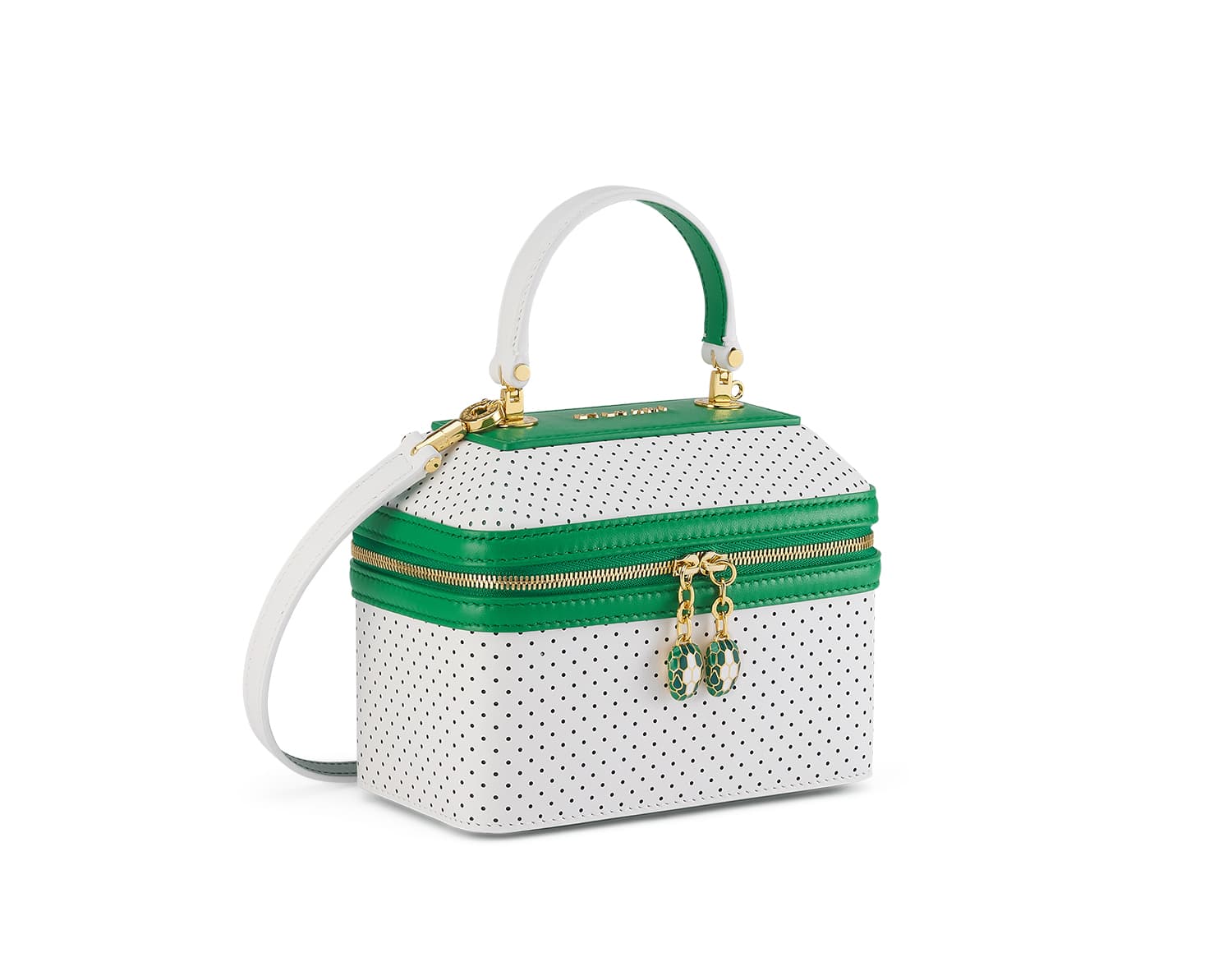 CASABLANCA x BVLGARI Serpenti Forever小牛皮珠寶盒包。NT$87,400（寶格麗提供）
