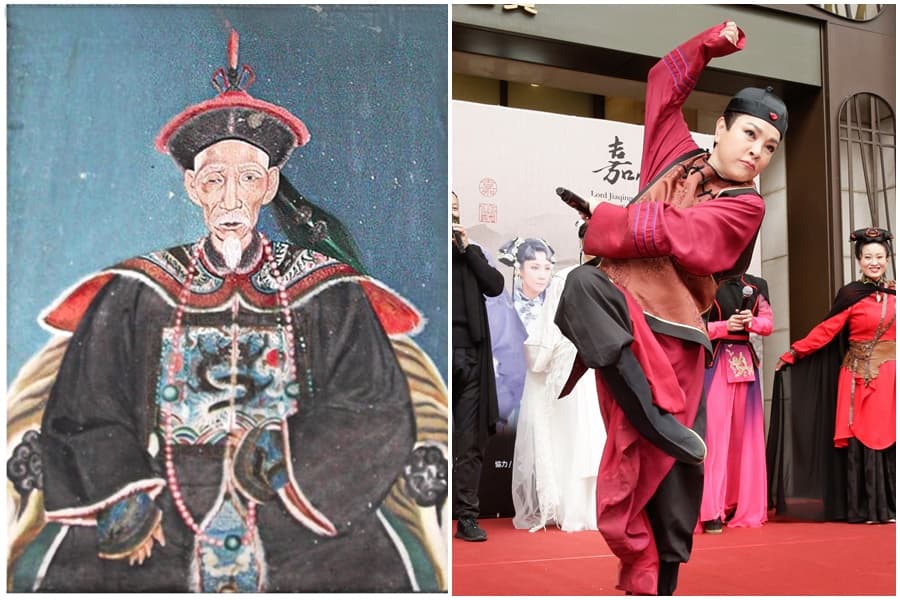 紀麗如飾演的「王德錄」(上圖),對應清代官職最顯赫的台灣歷史人物「王得祿」。(翻攝自維基百科/陳仁萱攝)