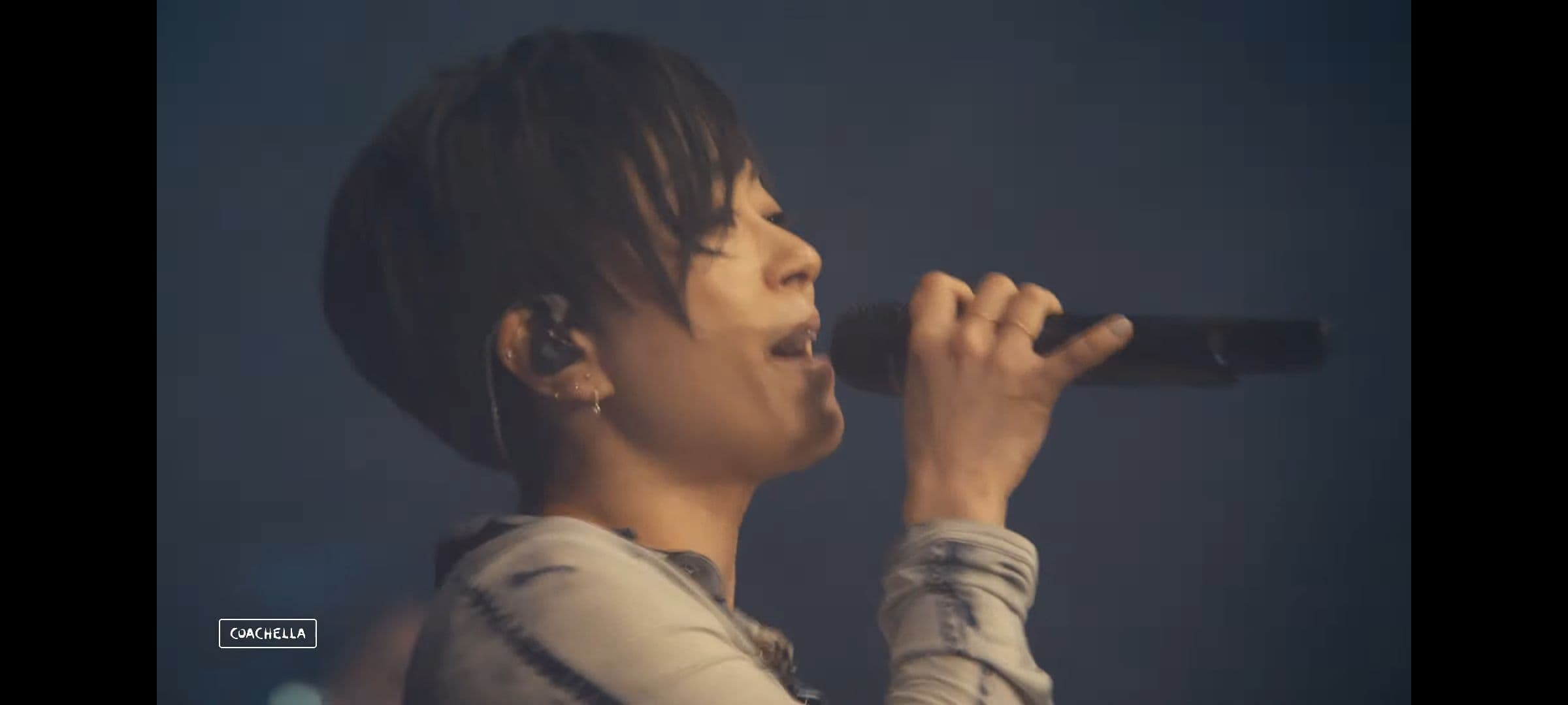 宇多田光首次參加美國音樂節活動。(截圖自Coachella YT)