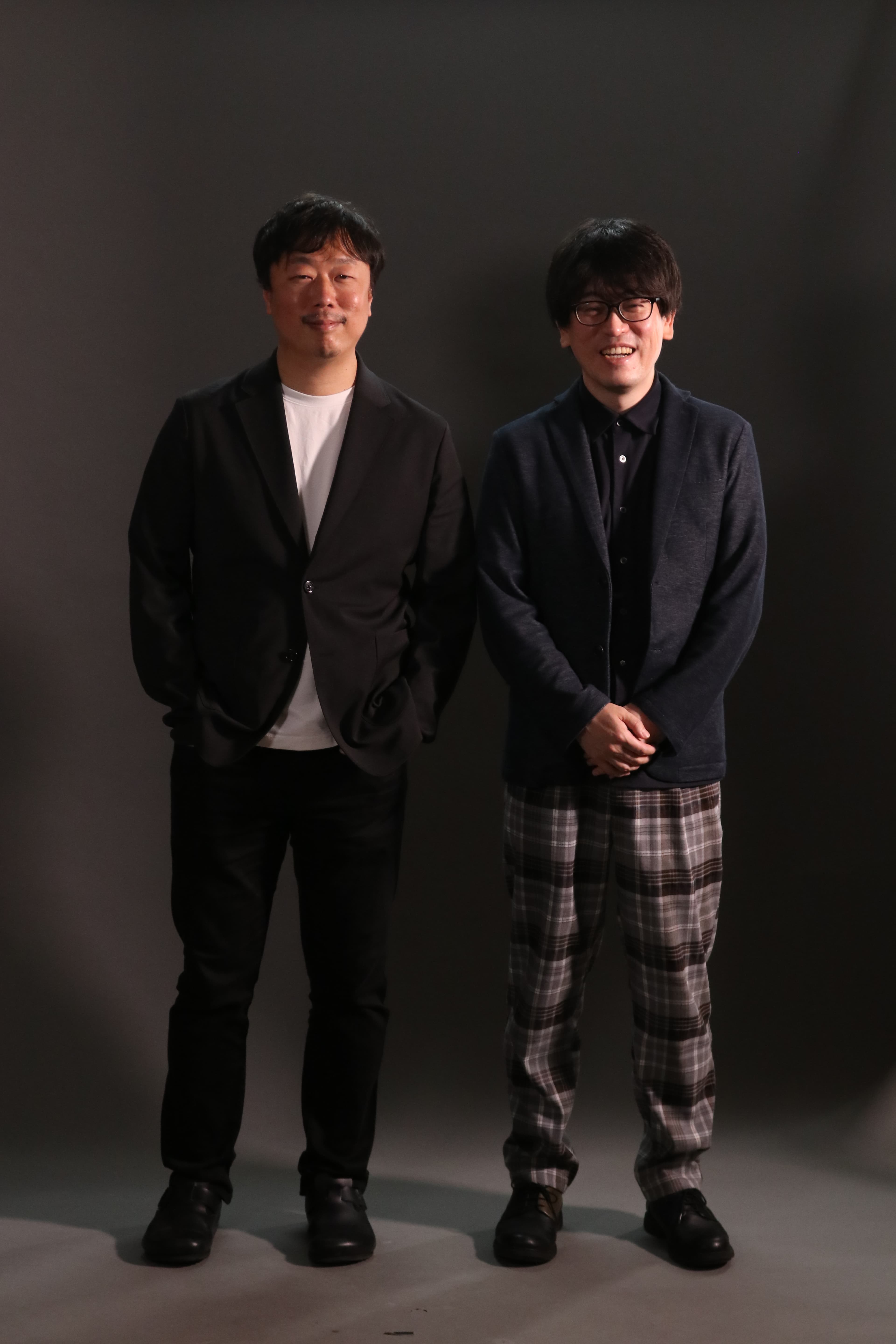 《在車上》製片山本晃久（左）與編劇大江崇允攜手打造Disney+驚悚日劇《Gannibal》 。（Disney+提供）