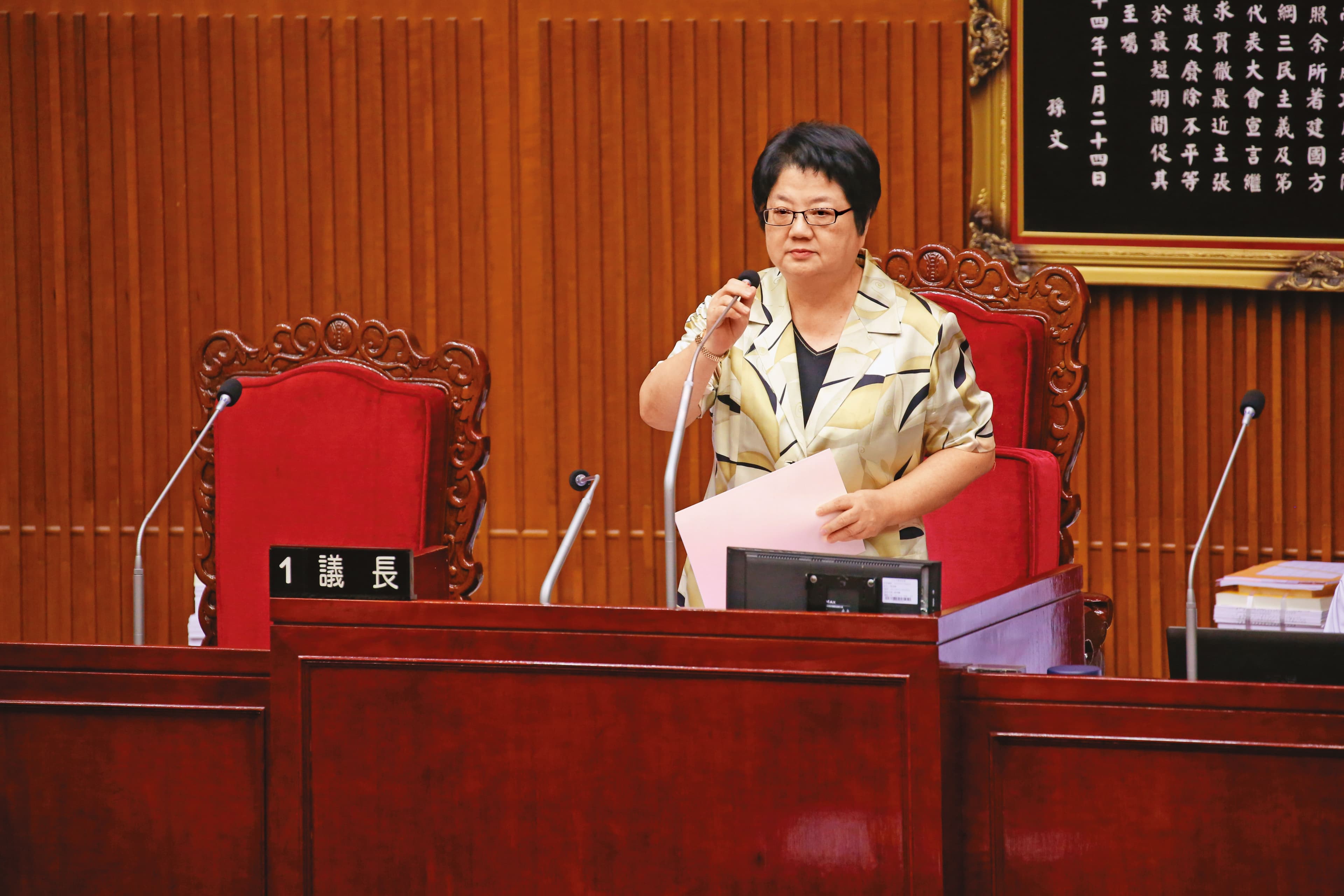 熟悉北市選戰的前議長吳碧珠(圖),日前被蔣陣營邀請擔任操盤手,但吳並未允諾。