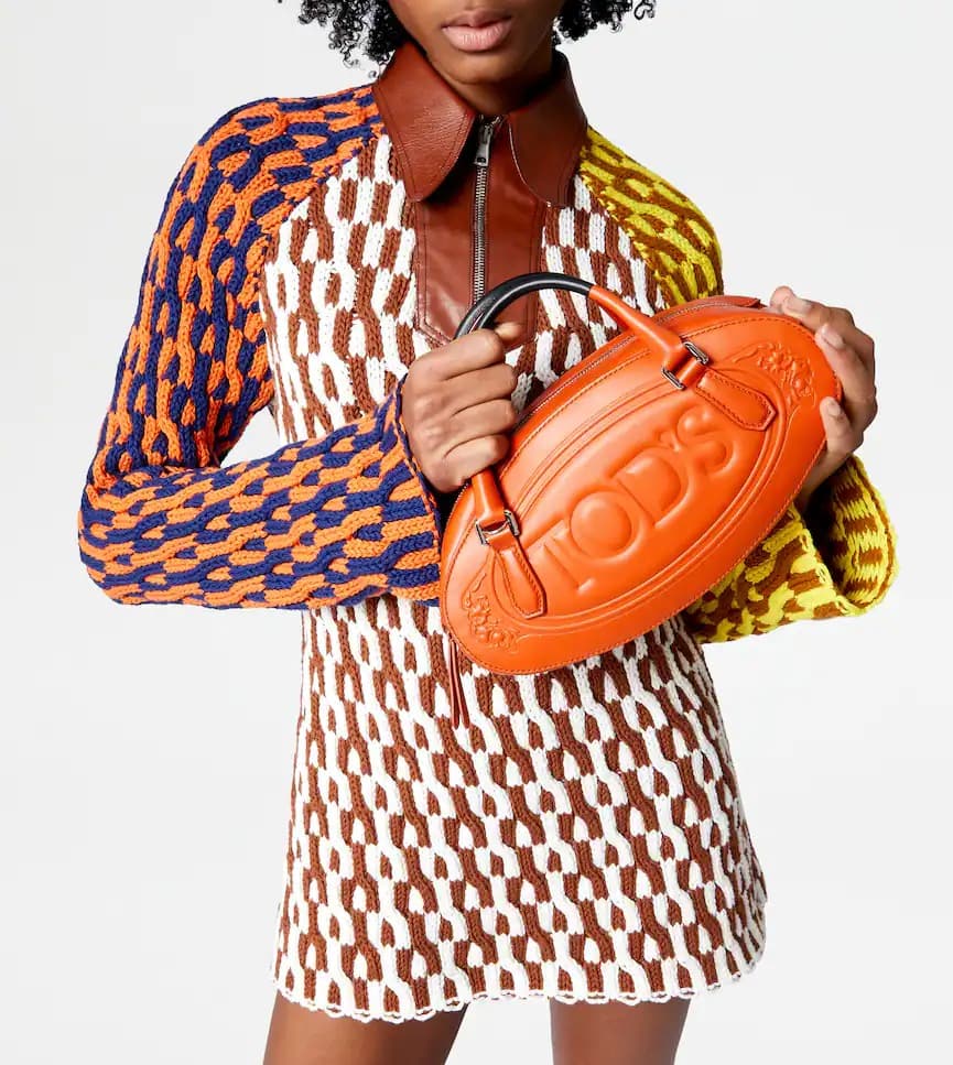 橘色豆豆提包 NT$64,000 Tod’s 。(Tod’s 提供)