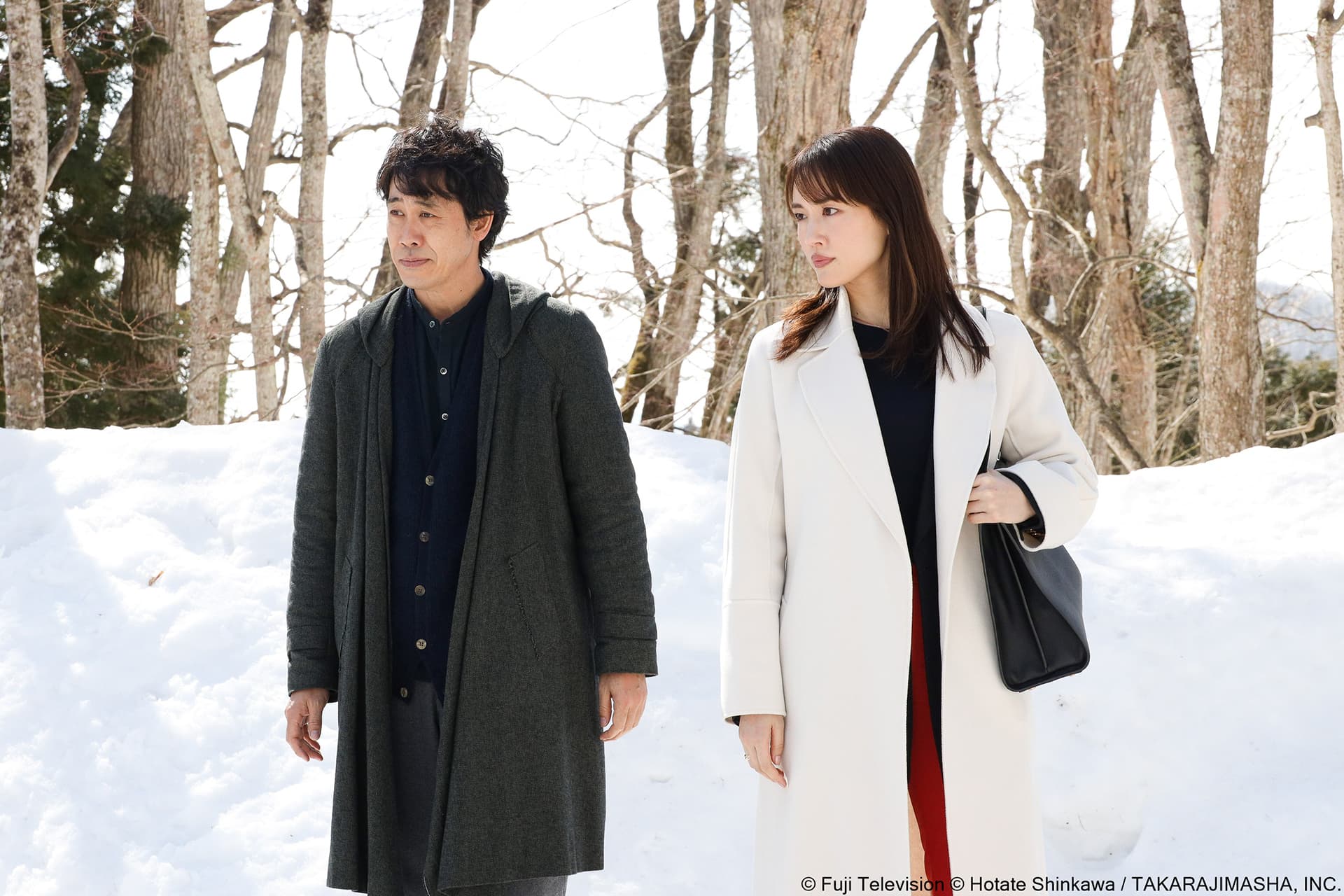 綾瀨遙首度與大泉洋合作,但在兩人第一次「翻滾」時就覺得很有默契。(friDay影音提供)