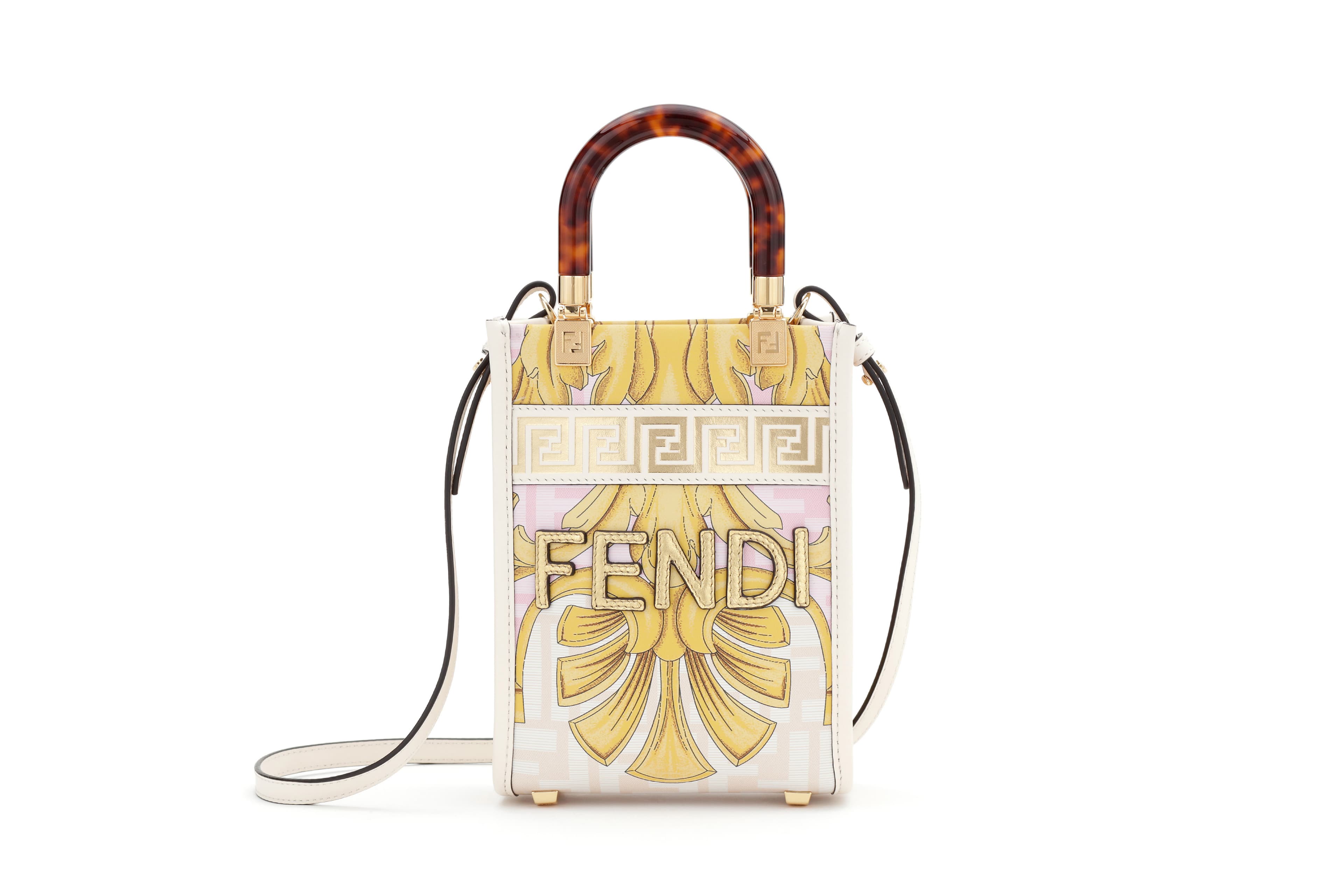 Mini Sunshine Shopper包 NT$61,000 FENDI Fendace。(FENDI提供)