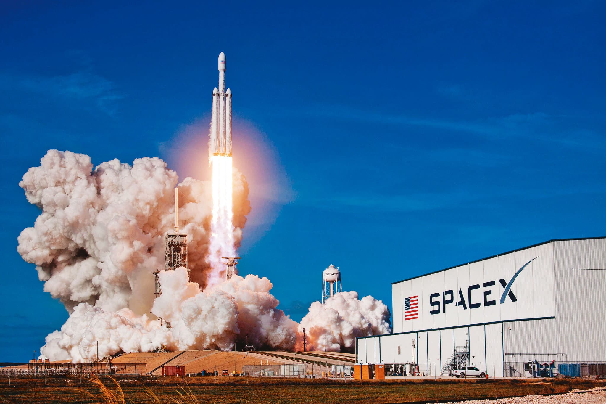 許勝雄父子聯手,金寶、康舒成功拿下SpaceX訂單。(翻攝SpaceX Flickr)