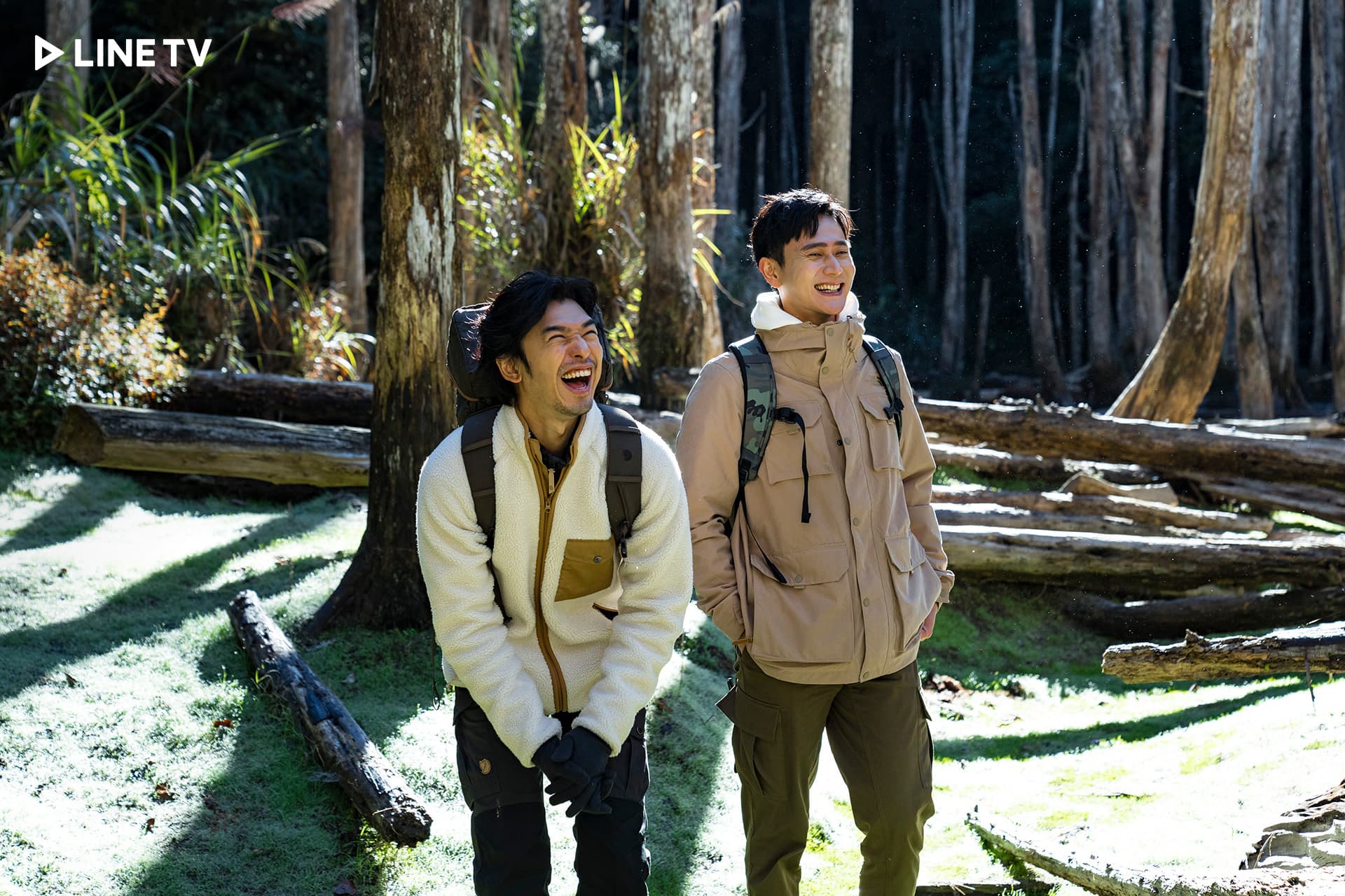 陳冠霖主持《極島森林》首播開紅盤。（LINE TV提供）