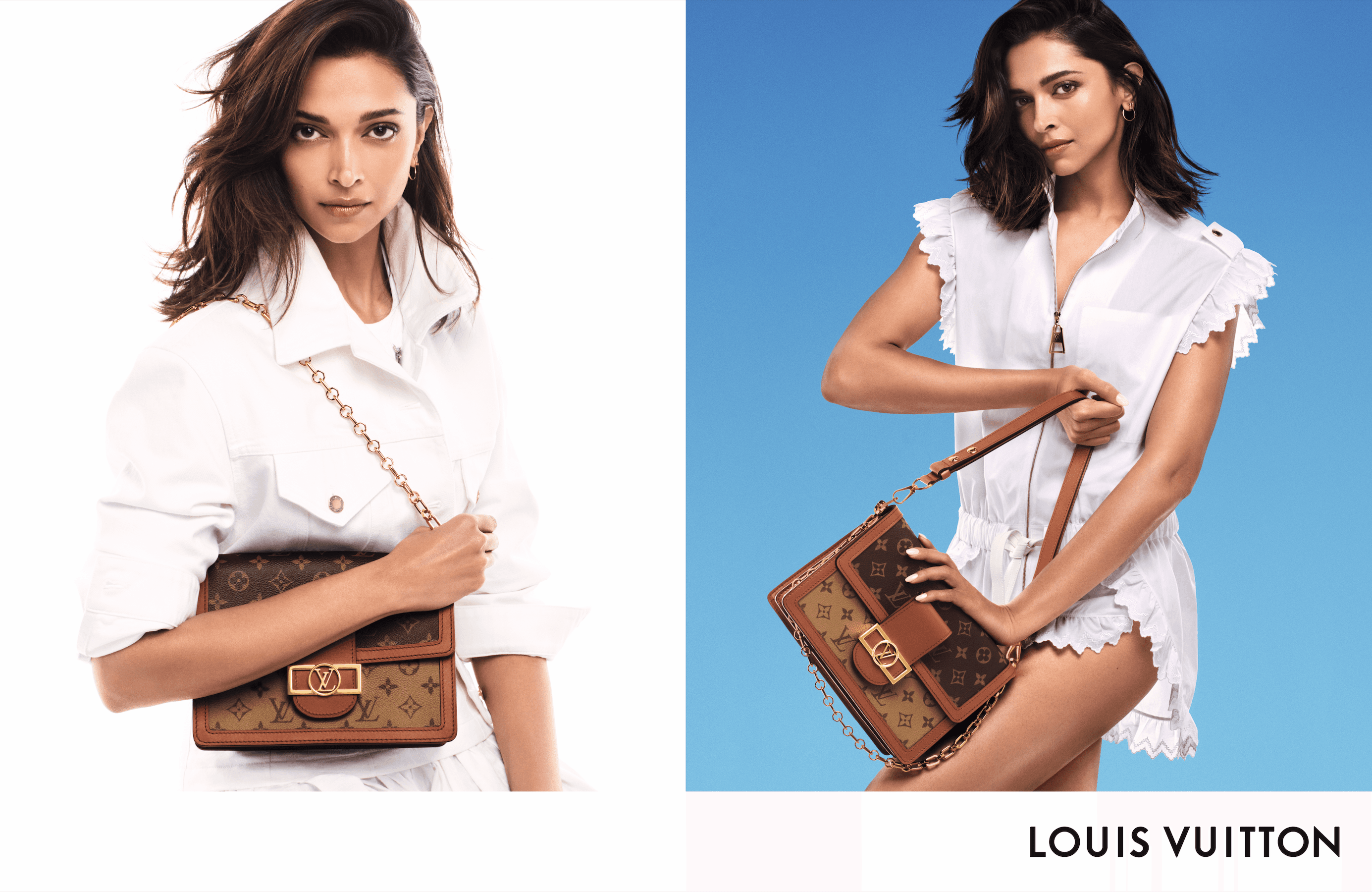 Deepika Padukone是LV首位簽約印度籍品牌大使，她生動演繹手袋自由奔放的天性，貫徹及時行樂的精神。（路易威登提供）