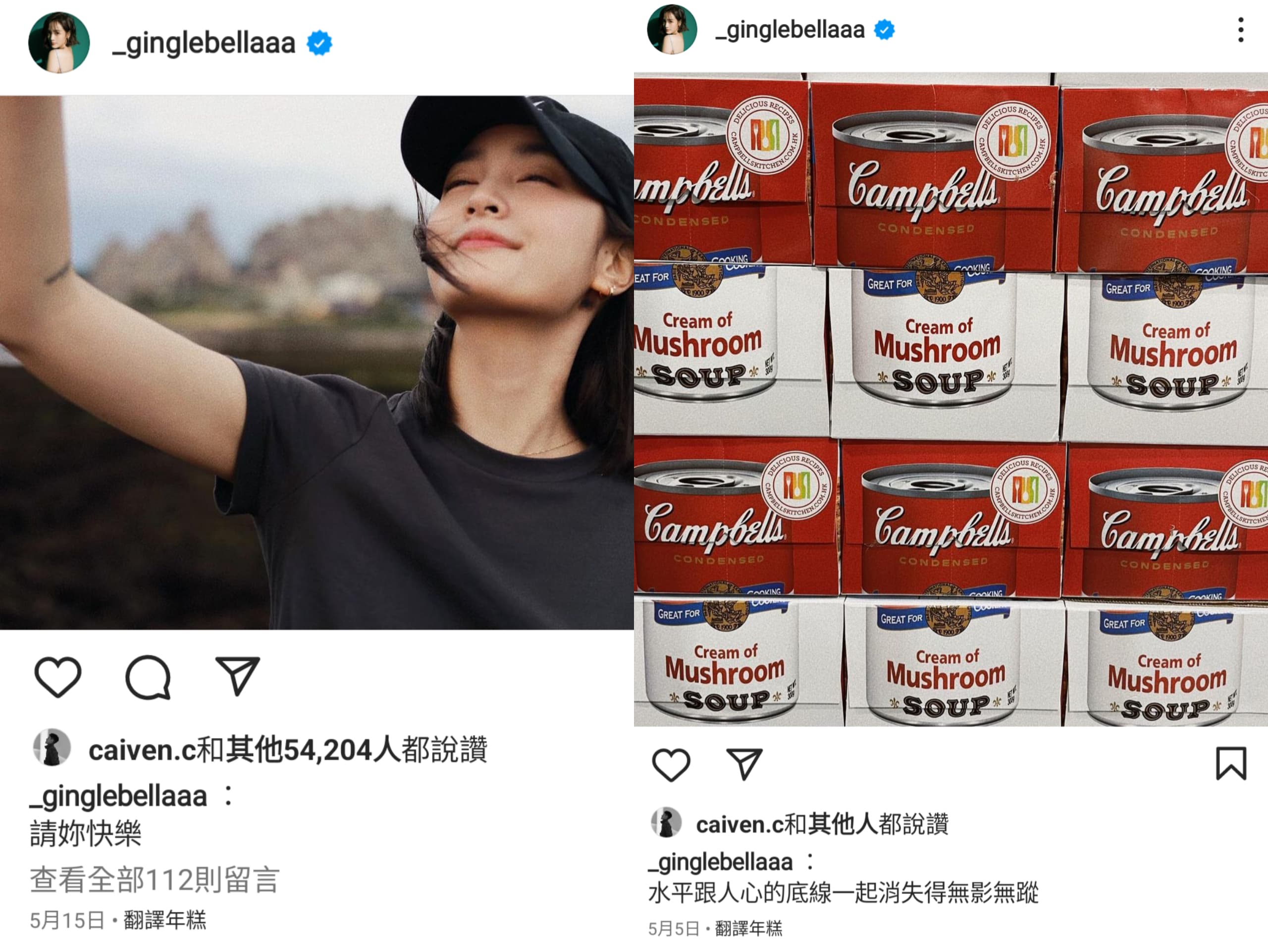 王淨的IG近日充斥不少情緒低落的發文。(翻攝自王淨IG)