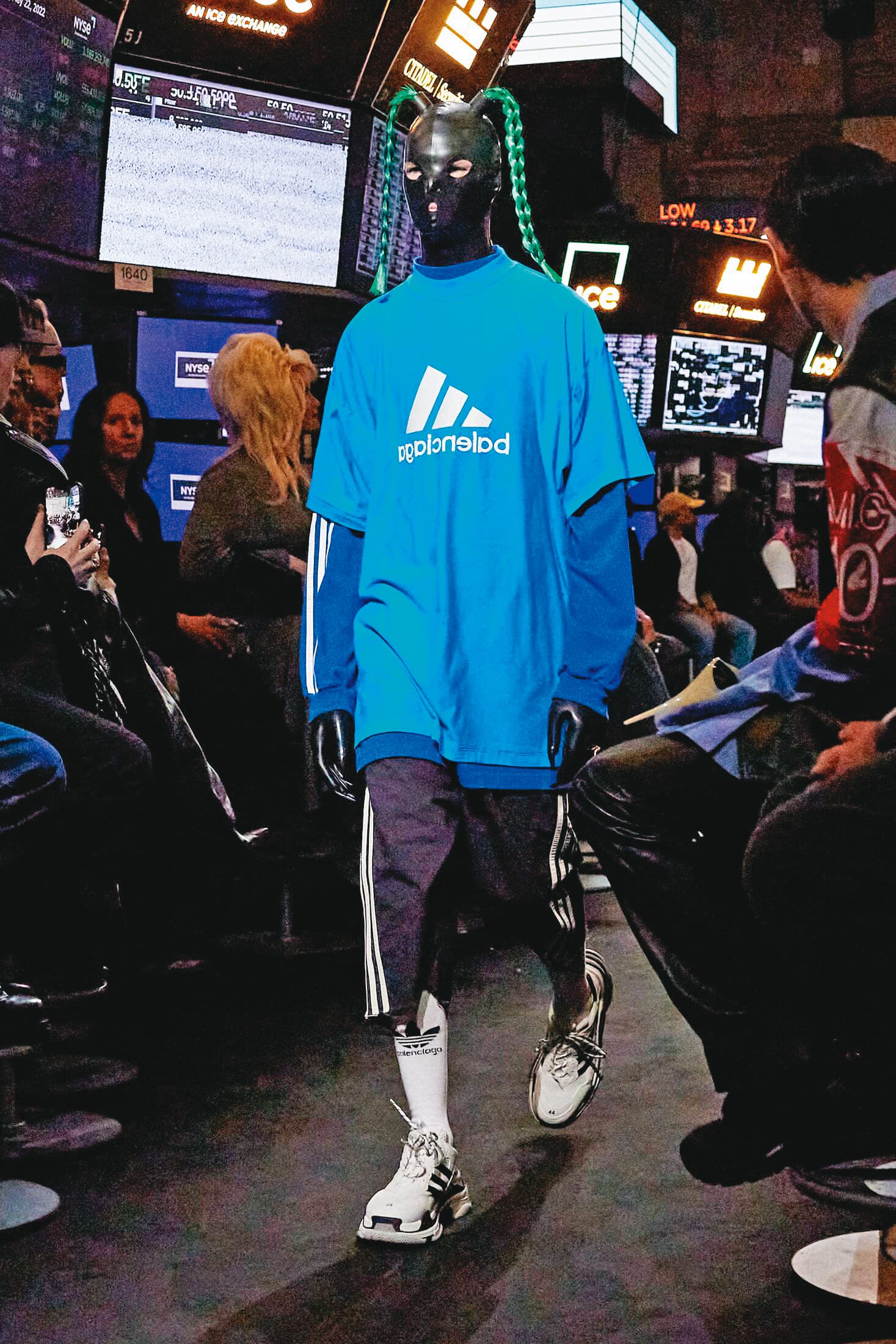 BALENCIAGA ╱adidas 2023春季聯名系列,在官網已經可以買到。Triple S鞋款 NT$34,500(BALENCIAGA提供)