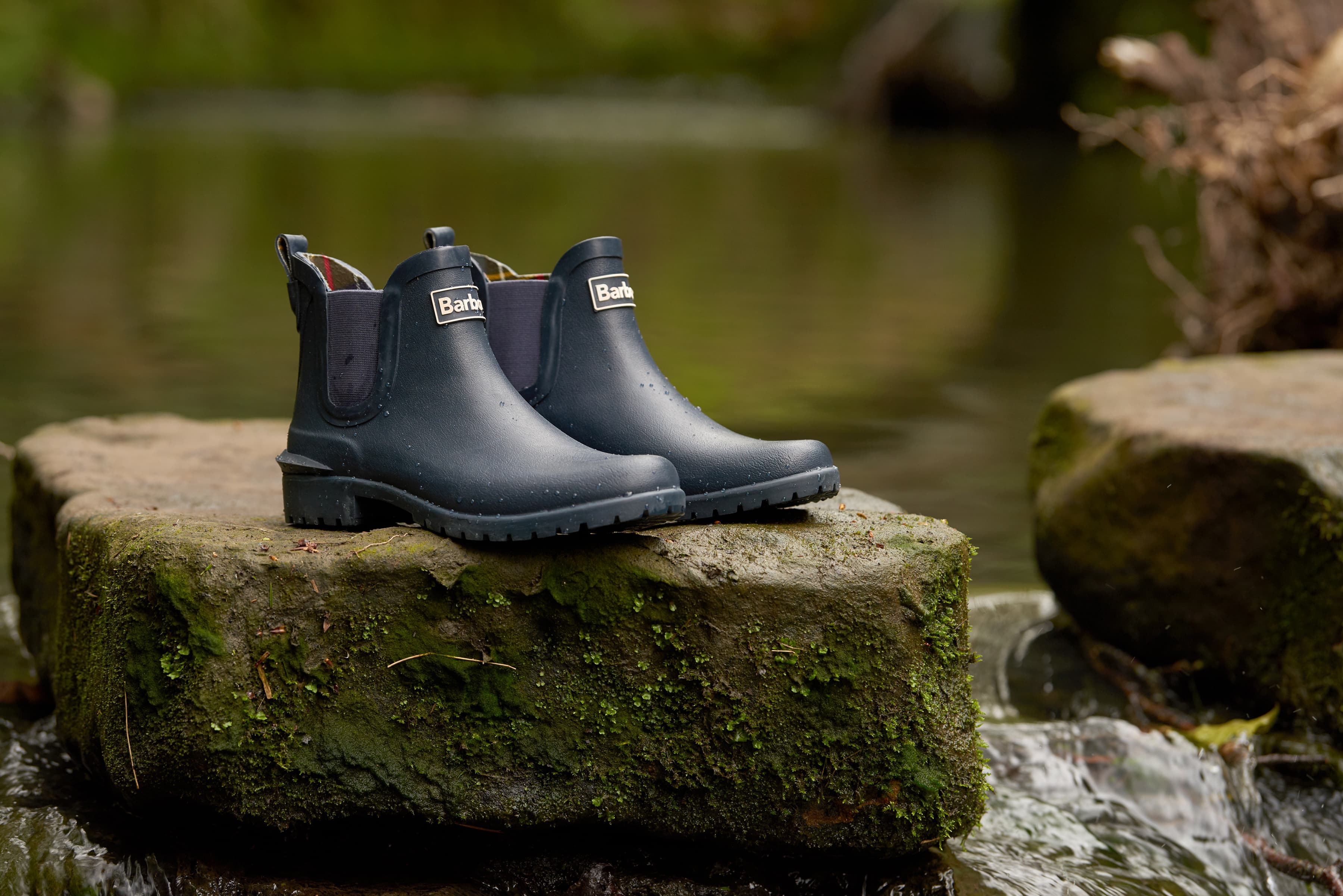 Wilton短筒雨靴 NT$3,600 Barbour。(Barbour提供)