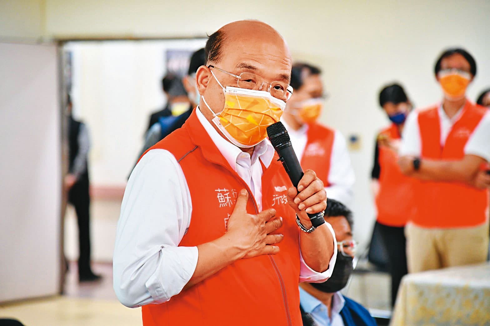 行政院5月底推出第6波振興措施,行政院長蘇貞昌相信很快能恢復餐飲及觀光榮景。(行政院提供)