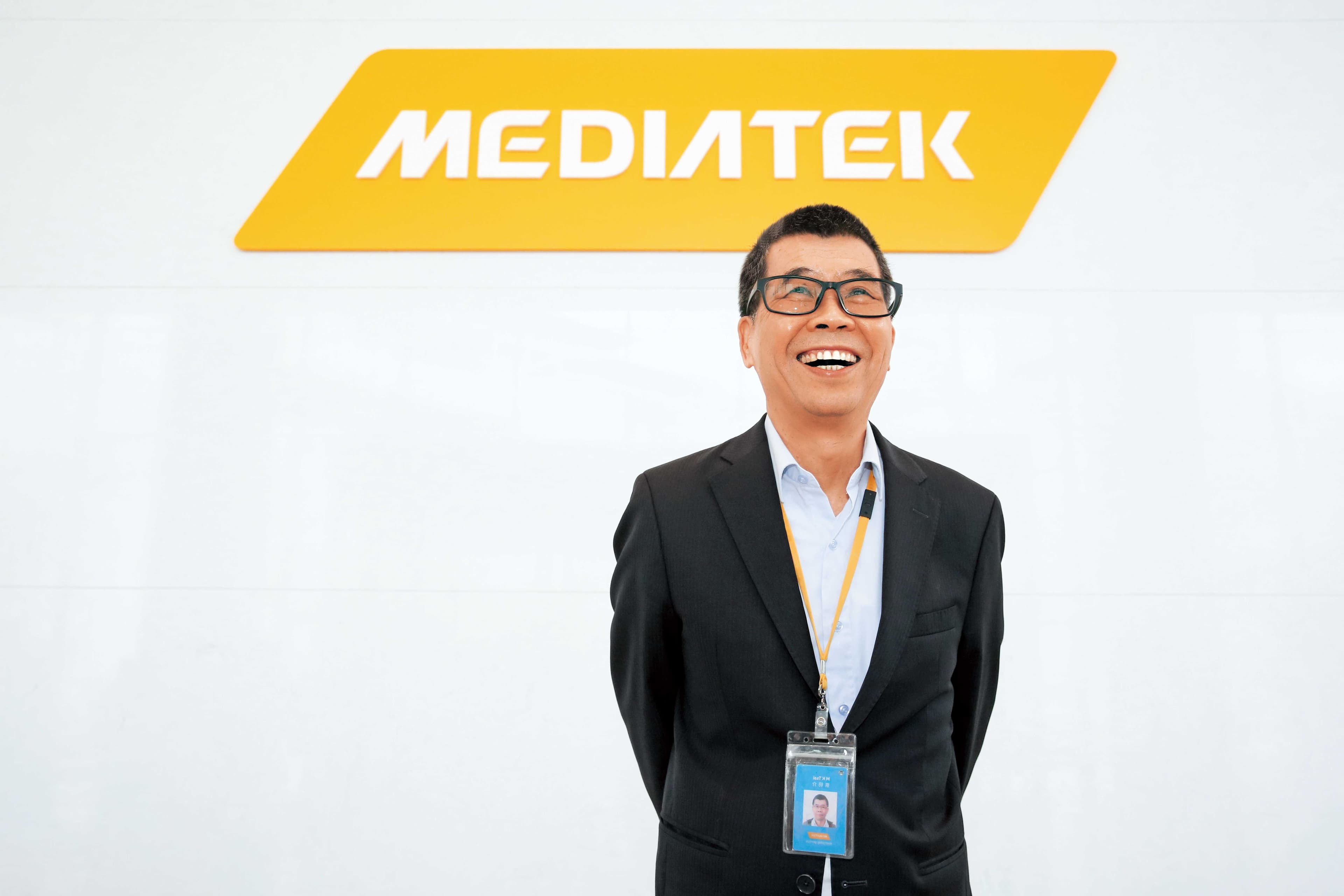 聯發科瞄準邊緣AI重磅布局,認為這是半導體下一個十年重要的成長契機。圖為聯發科董事長蔡明介
