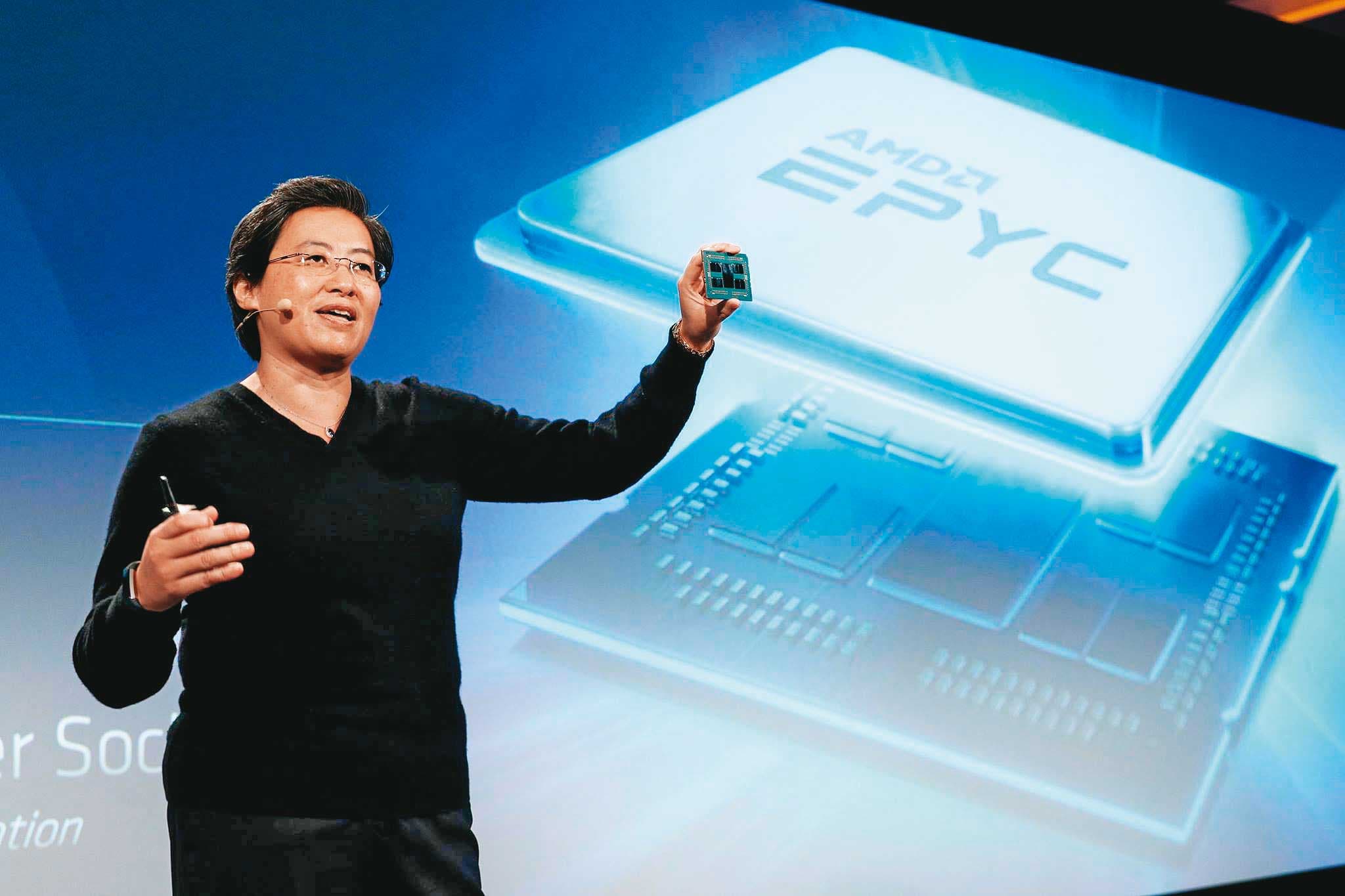 邊緣AI群雄並起,超微(AMD)等CPU科技巨頭將難以通吃整個AI晶片市場。圖為超微執行長蘇姿丰(翻攝AMD臉書)
