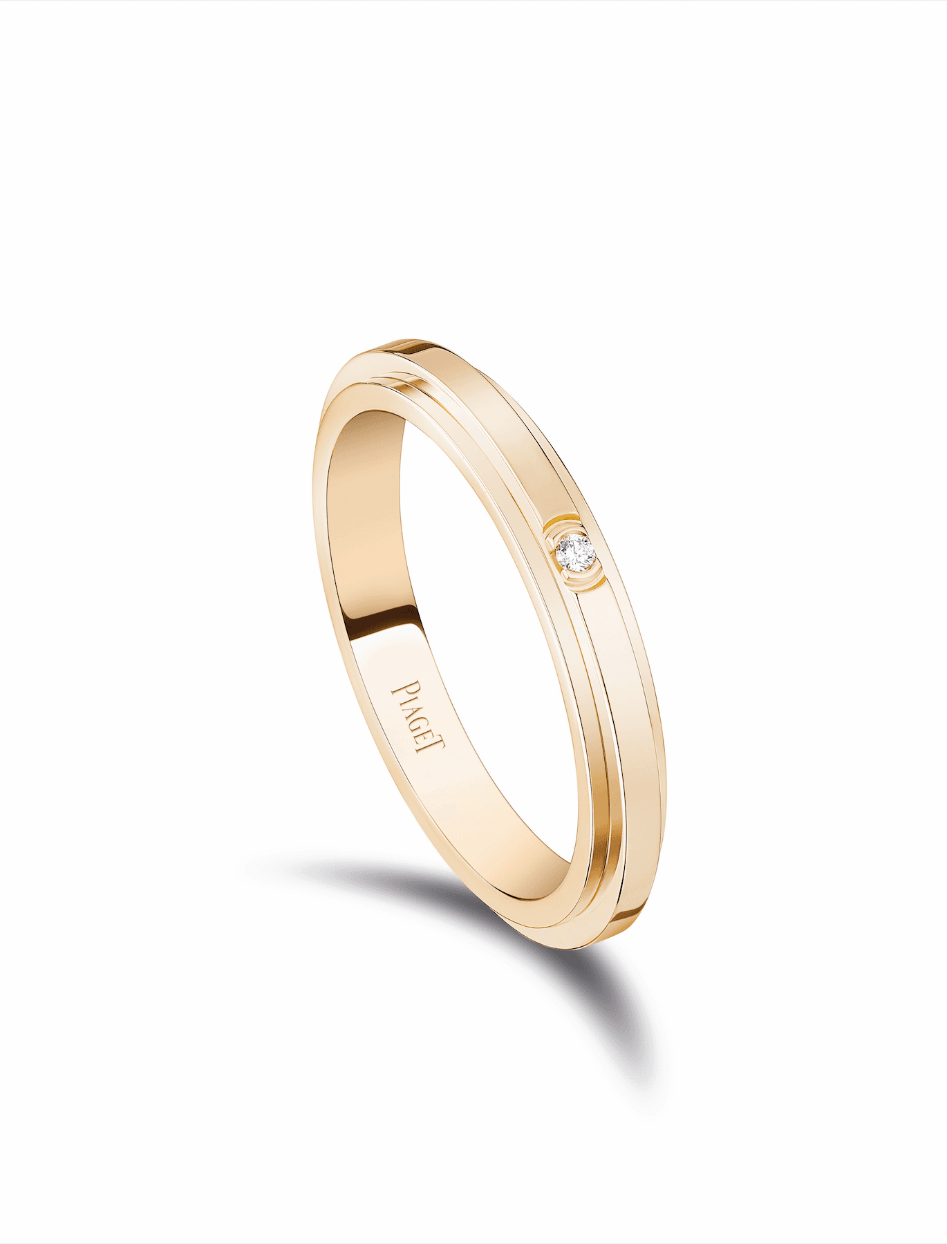 Possession系列18K玫瑰金單鑽戒指 NT$45,000 PIAGET。(PIAGET提供)