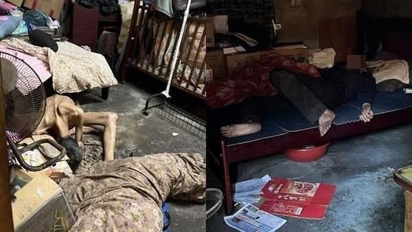 葉家三兄弟骨瘦如柴，引發社會關注。（翻攝賴清美臉書）