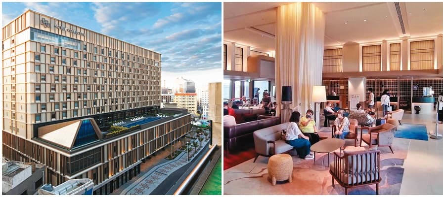 沖繩Hotel Collective熬過2年多疫情低迷,近來最新住房率已攀升至7、8成。(嘉新水泥提供)