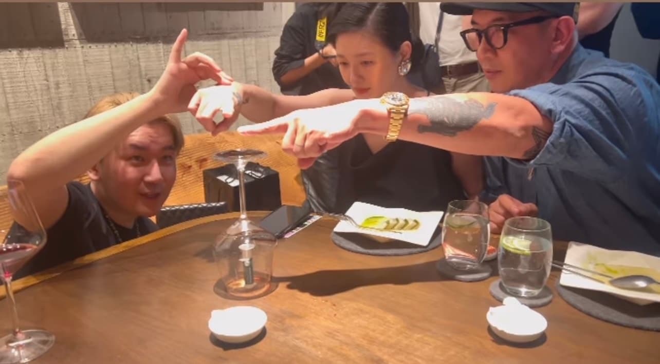周杰倫在IG動態分享與大S和具俊曄的聚會。(翻攝自周杰倫IG)