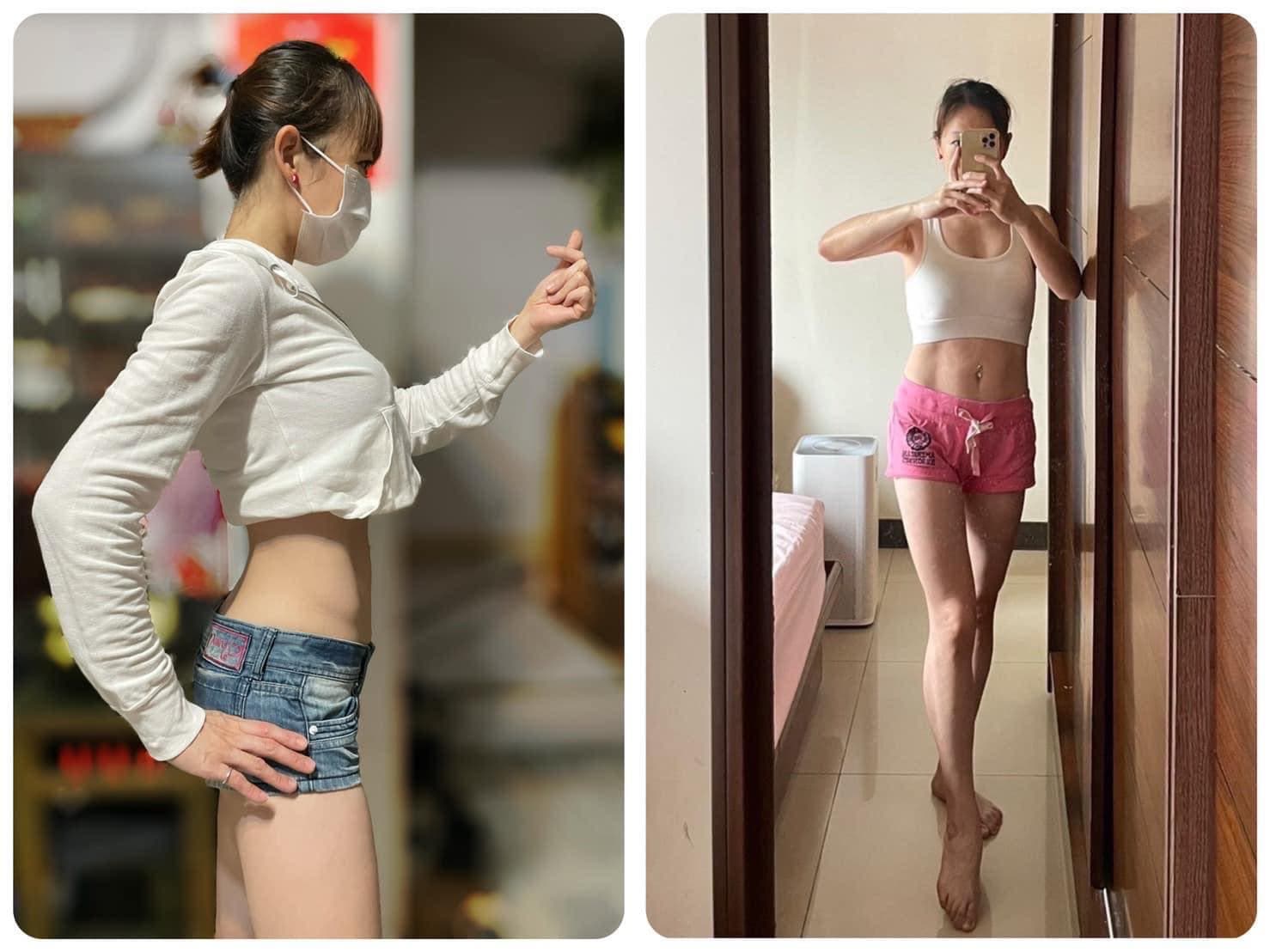 王麗蓉如今減重後的身形。(王麗蓉獨家授權提供,請勿任意翻用)