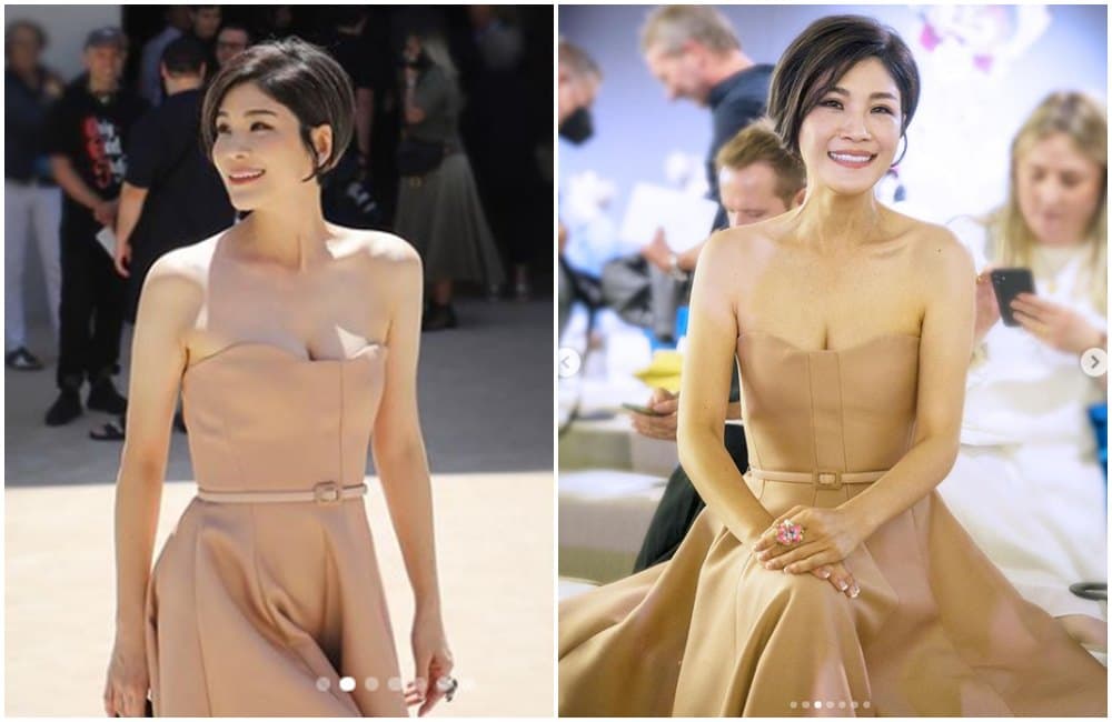 蔣雅淇到巴黎看Dior 2022 秋冬高訂秀。(翻攝蔣雅淇IG)