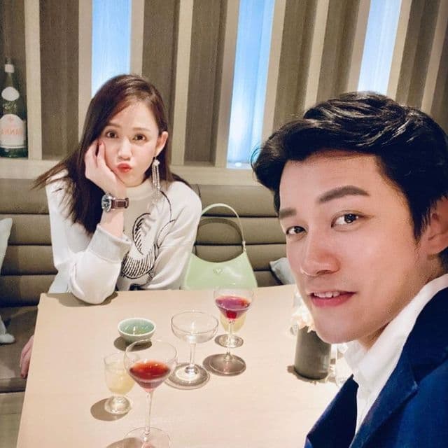 陳喬恩(左)婚後待在台灣過婚姻生活。(翻攝自陳喬恩IG)