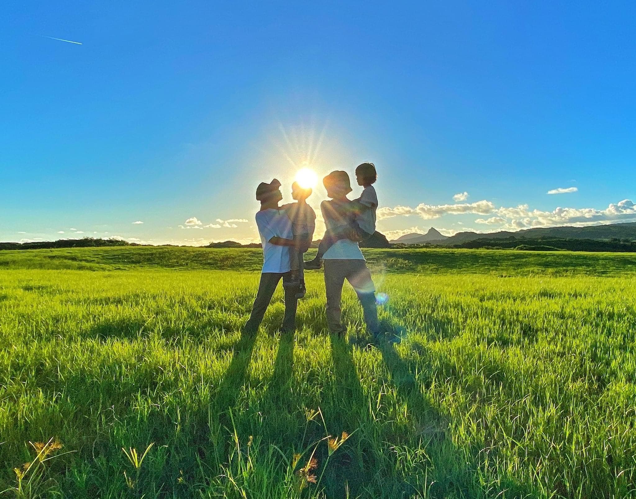 剛結束全家福環島旅行的宥勝，非常享受跟家人一起時光。（喜鵲娛樂提供）