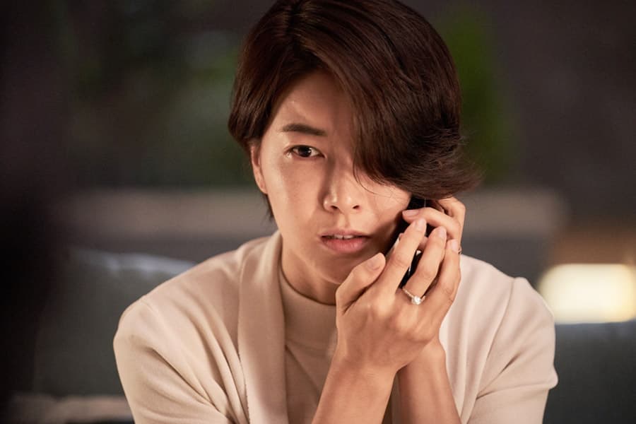陳瑞演之前在《One the Woman》表現出色,這次在《界限》裡女兒遭綁架,焦急不已。(車庫娛樂提供)