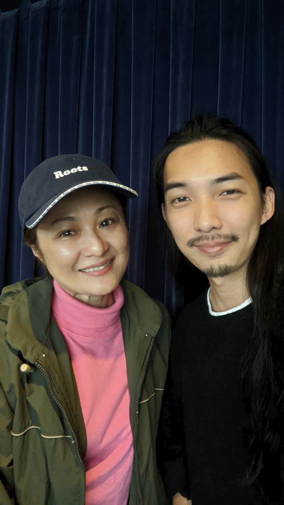 《打鬼2》請來專業聲音導演郭霖(右)坐鎮,資深演員林小樓(左)也參與配音。(林岳漢提供)