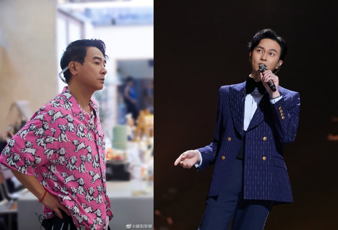 陳小春(左)與張智霖重回《披荊斬棘的哥哥2》陣容。(翻攝披荊斬棘 微博)