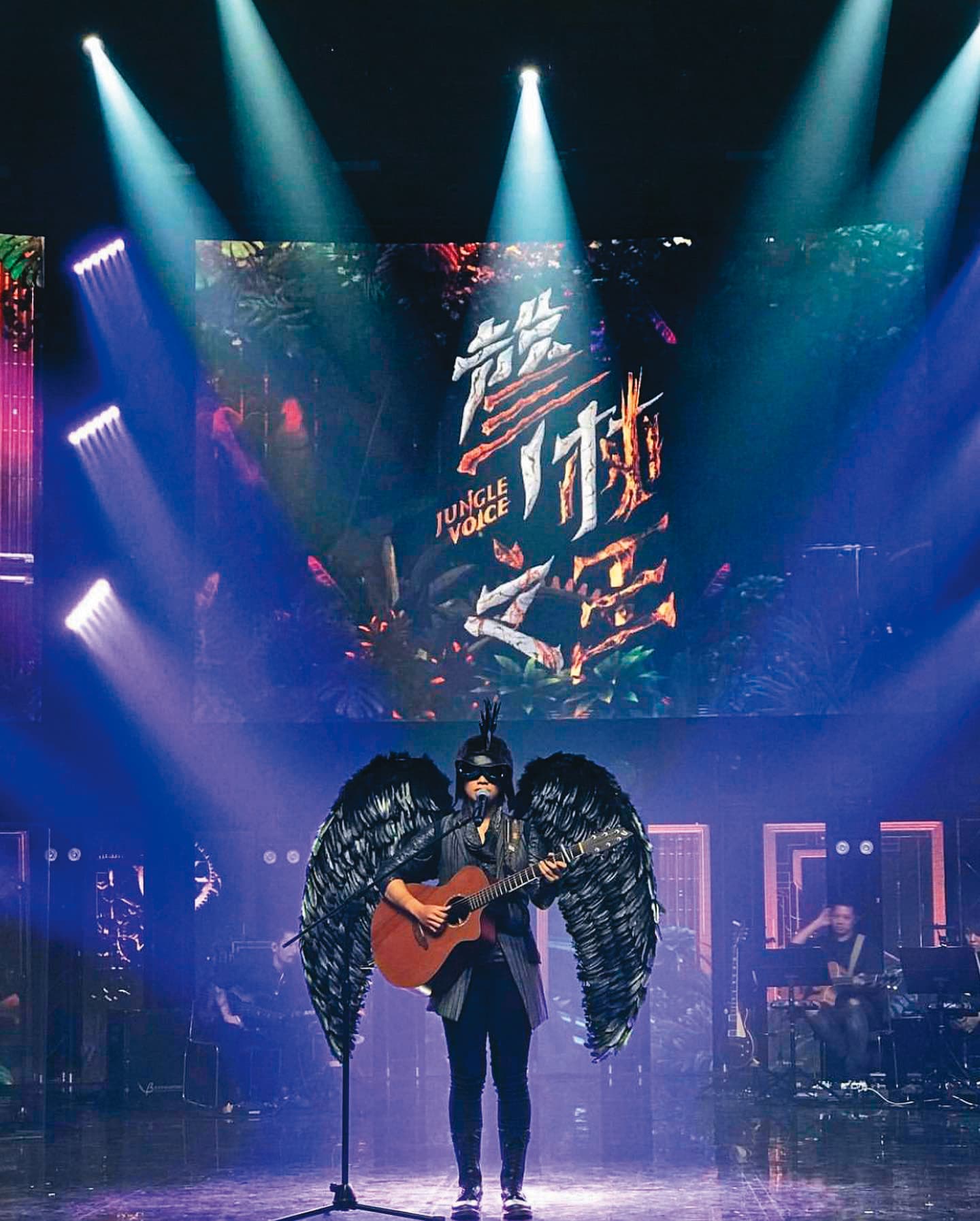 吱吱2019年參加《聲林之王2》選秀，獲得季軍的好成績。（翻攝自郭芝吟臉書）