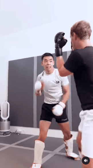吳仲凱與祖克柏對打。(翻自IG)