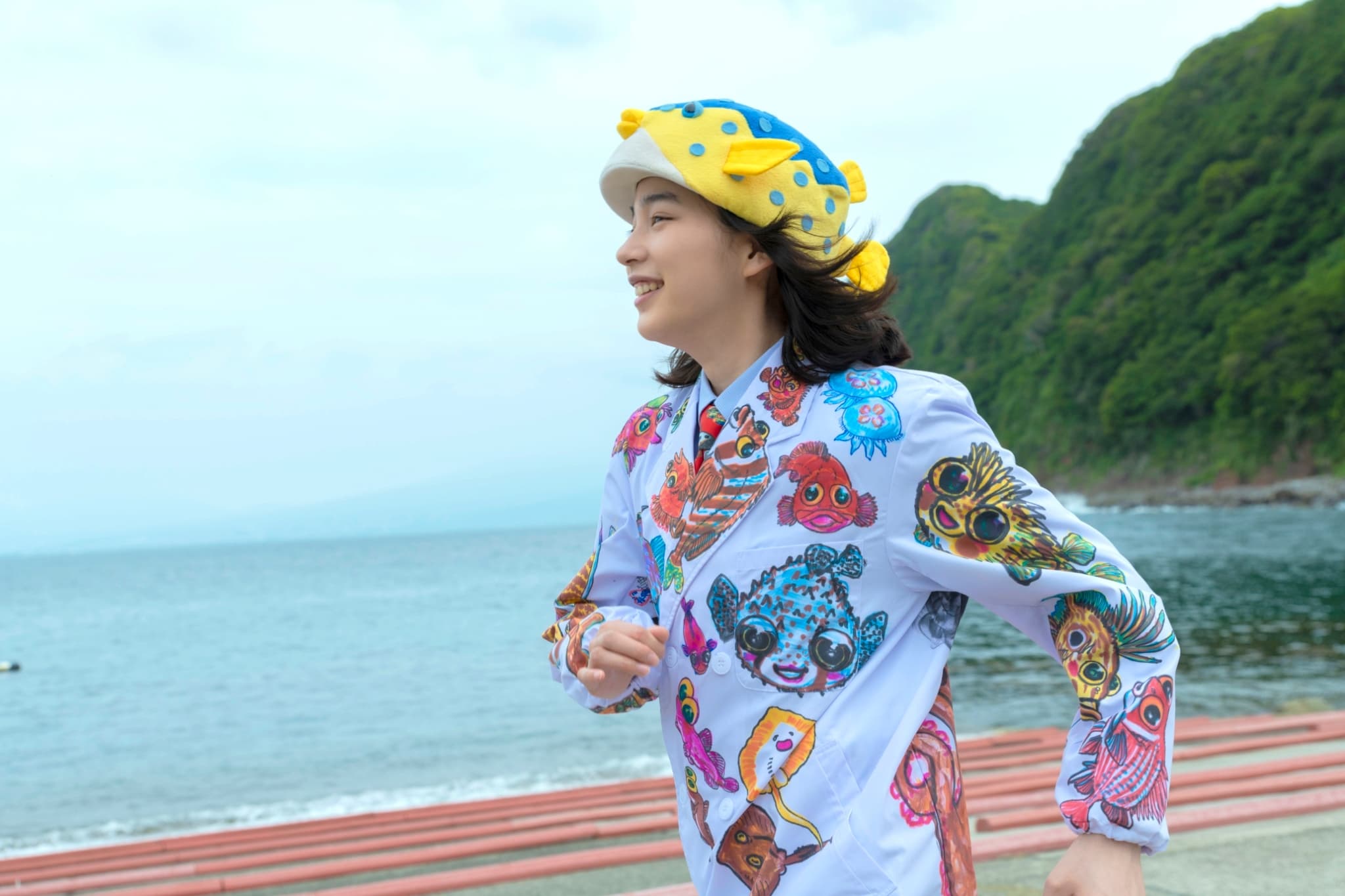 「小海女」能年玲奈(Non)演出改編自真人真事的《魚之子》。(高雄電影節提供)