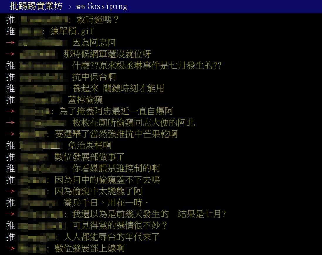 許多鄉民認為案情不單純。（翻攝PTT八卦板）
