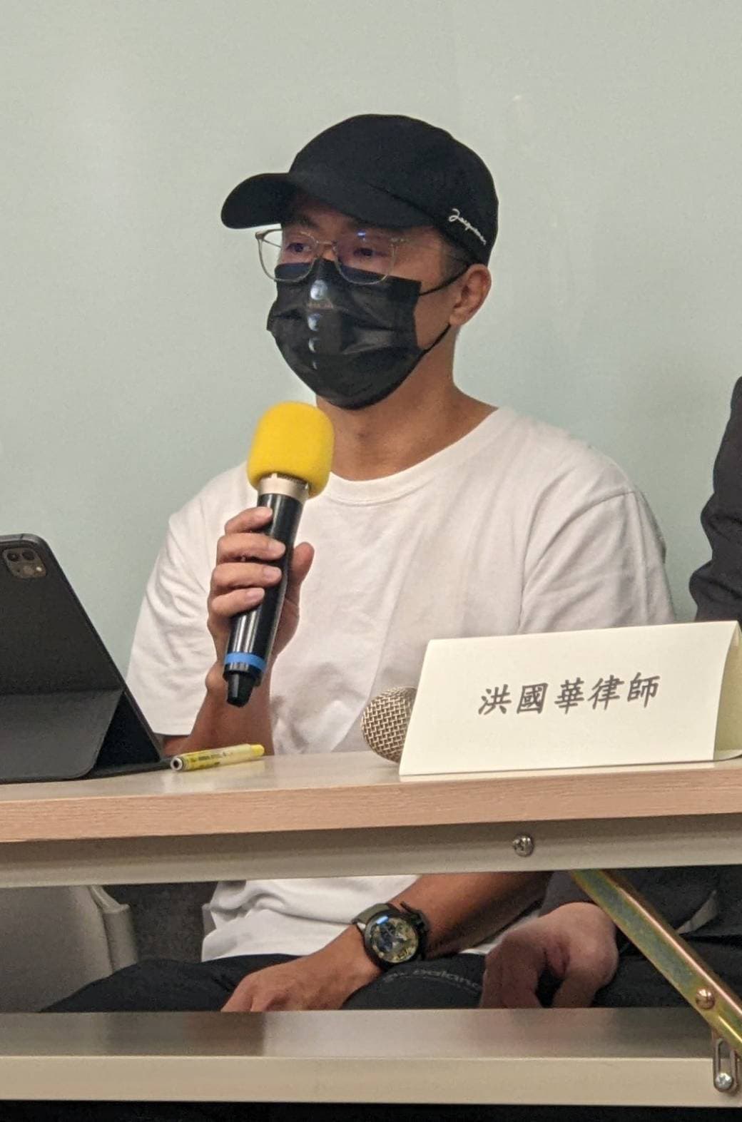林義傑強調自己做對的事情卻被汙名化，非常委屈，希望法院還他清白。