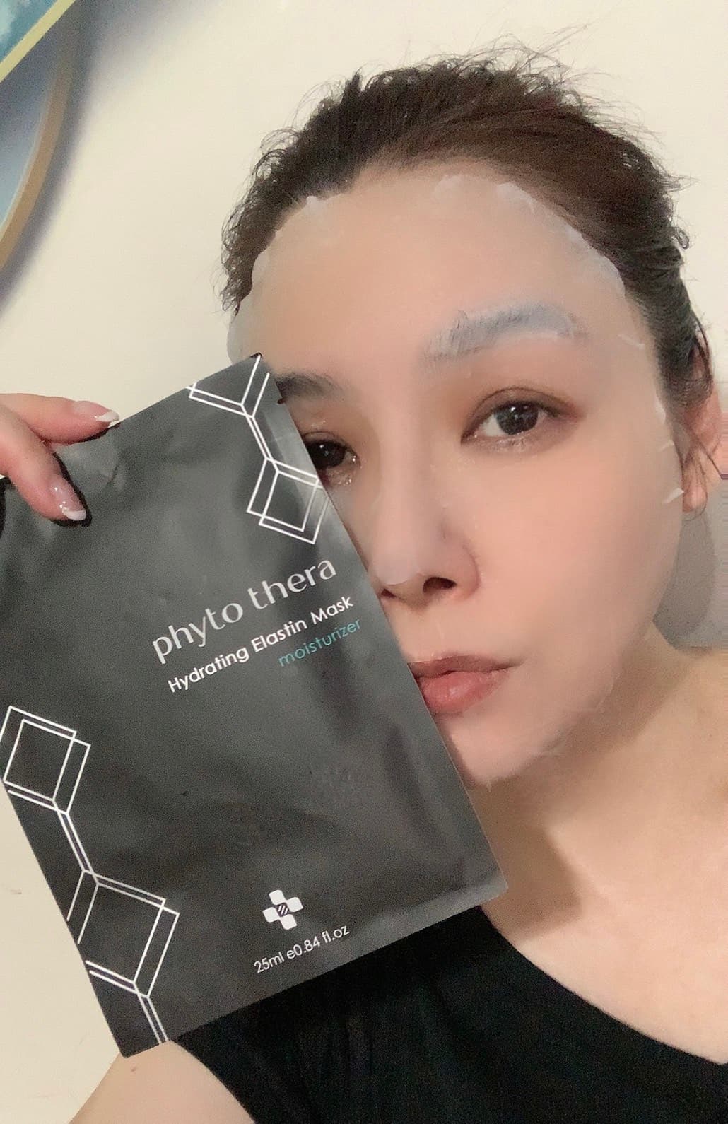陳柏渝每天必定敷面膜兩次,讓皮膚維持保濕度。(弗朵他提供)