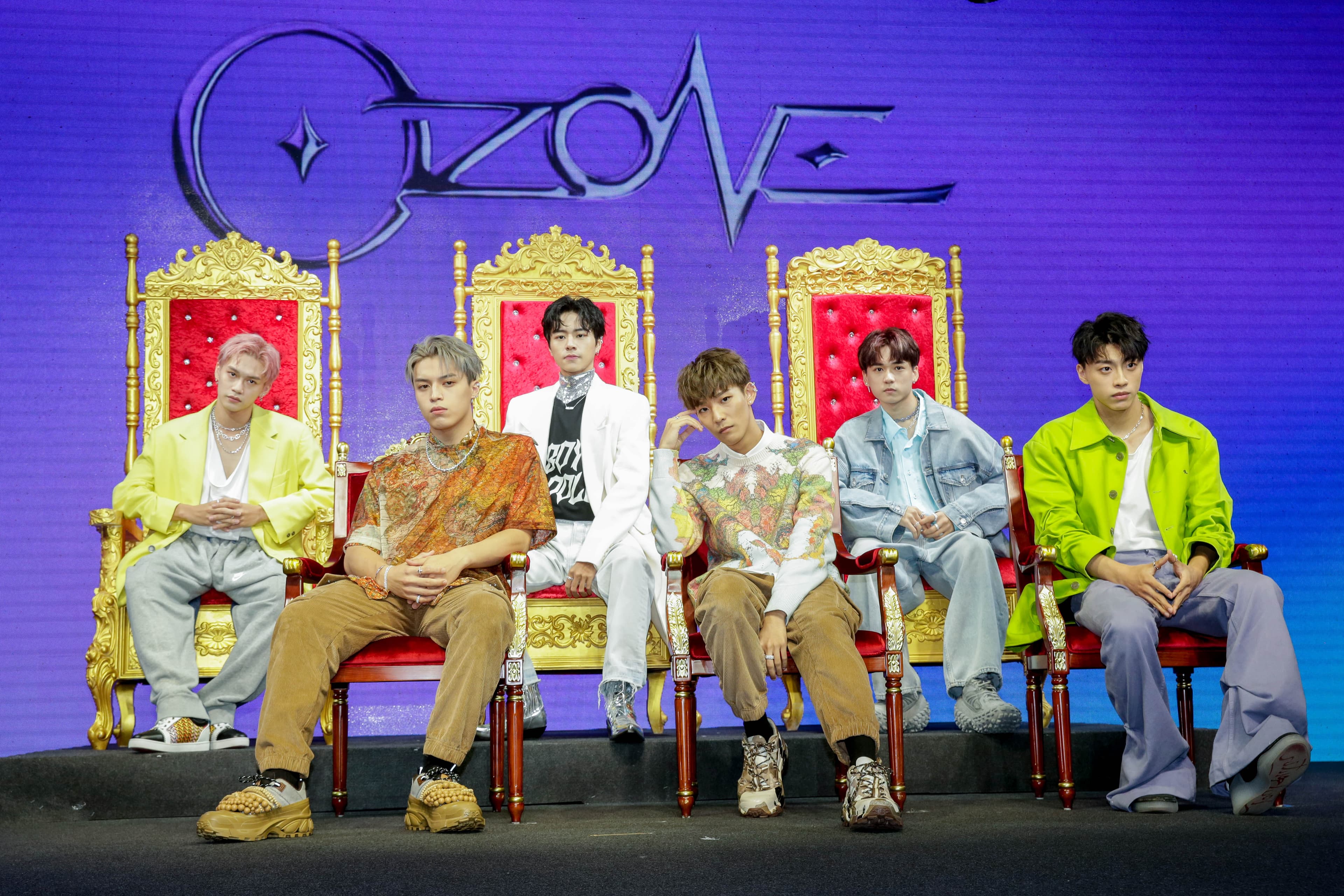 周子翔、李哲言、林佳辰、林煥鈞、周祖安、黃文廷(依序)組成「Ozone」如同「活氧」 象徵「Origin初心、Optimism正向、Originality創造力」