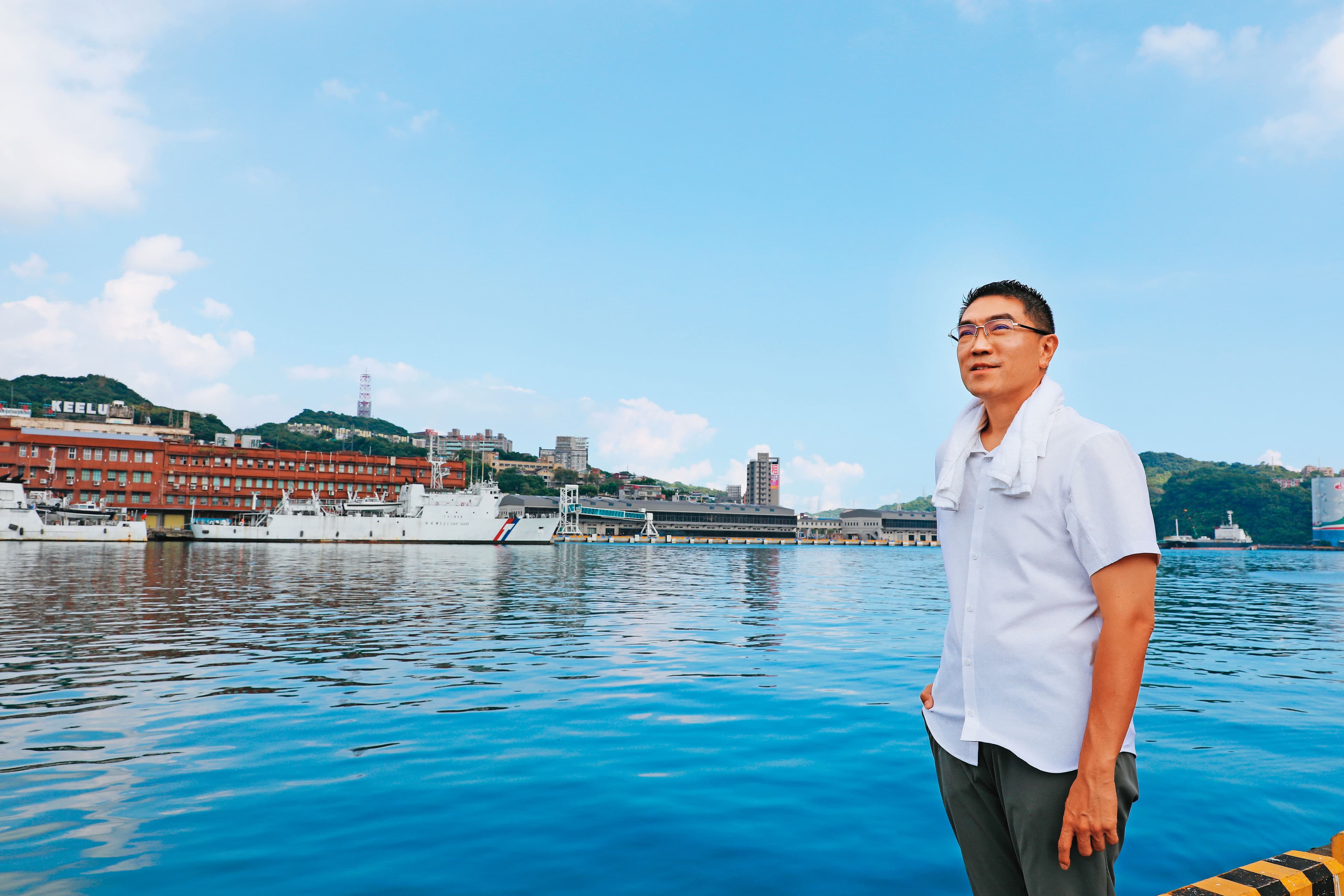 謝國樑希望引進民間投資,增加基隆港等觀光景點的變現能力。
