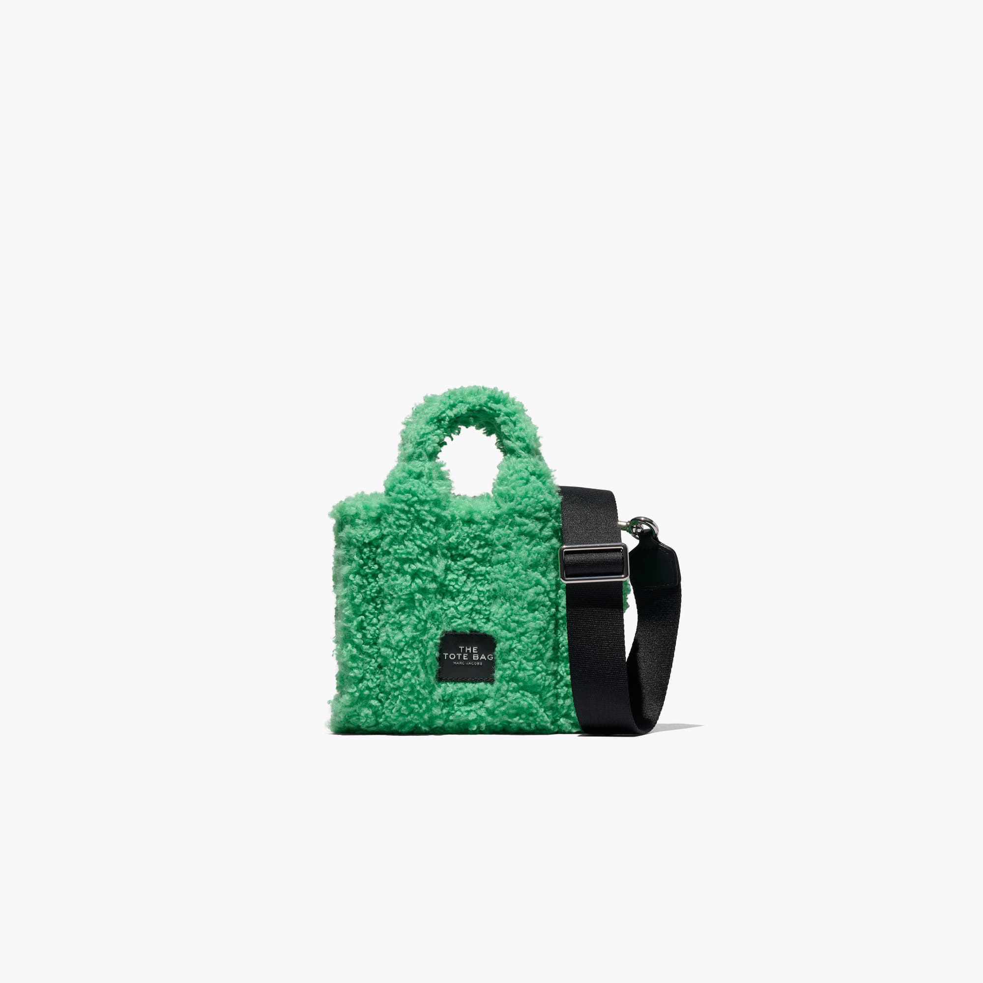 青蔥綠泰迪熊絨毛The Tote Bag(迷你)。NT$10,900(俊思提供)