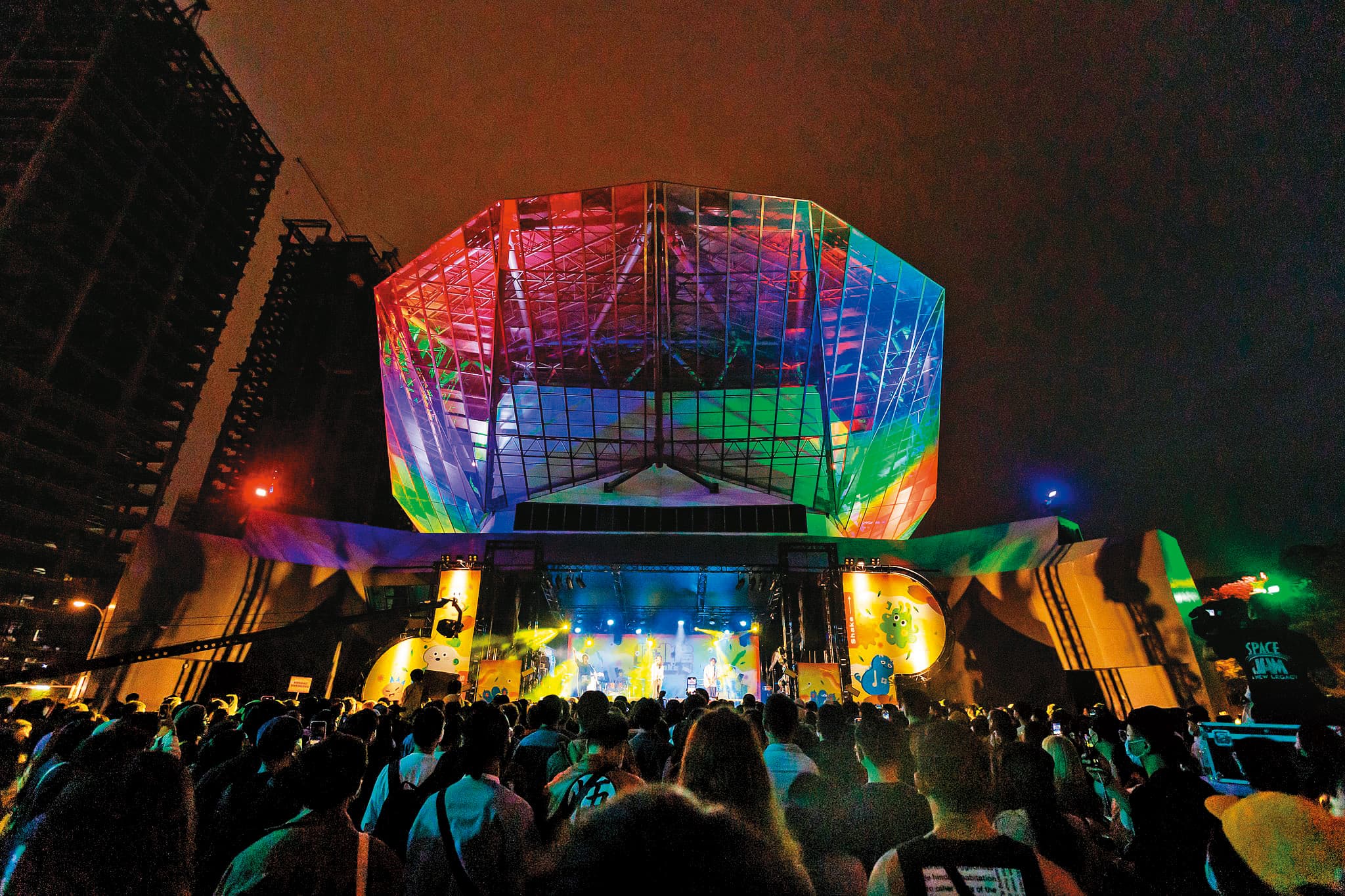 台北市常舉辦不少音樂等藝文活動,蔣萬安主張應擴大舉辦,打造成大型國際會展。圖為台北市流行音樂中心。(翻攝台北流行音樂中心臉書)