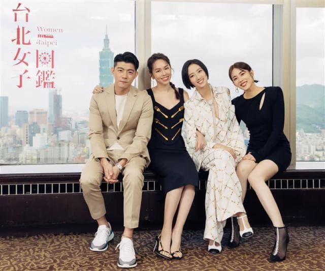王柏傑、夏于喬、桂綸鎂、林思宇為新劇受訪。(Disney+提供)