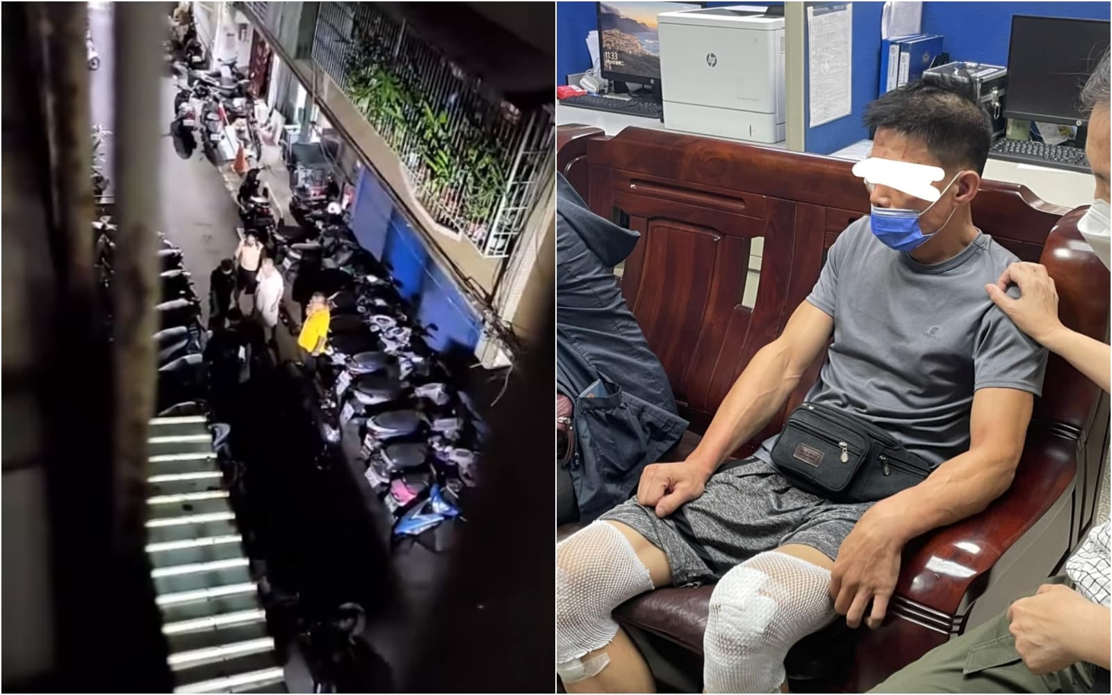 三重黃姓男子遭警方誤認成通緝犯,被一陣暴打後帶回警局,沒想到事後警方還告黃男傷害。(翻攝臉書)