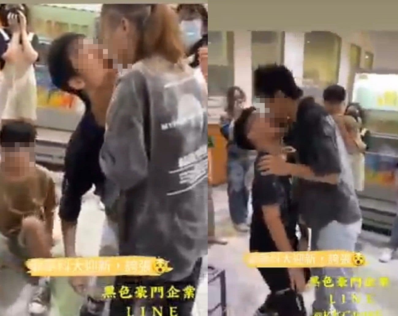 龍華科大因「走鐘」迎新活動引爆網路輿論。(翻攝自黑色豪門企業)