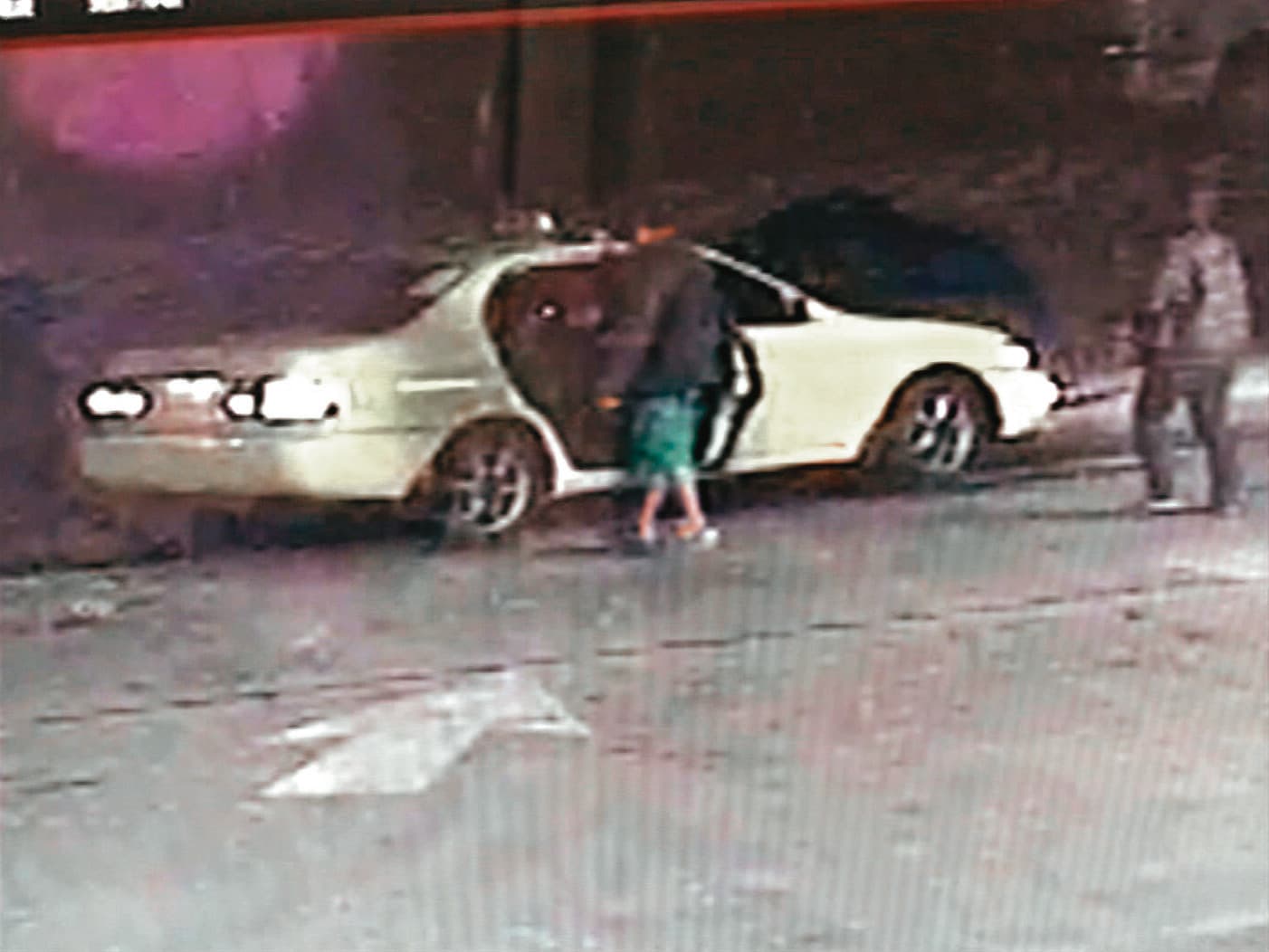 一夥人犯案之後,開走死者的計程車,從台中一路逃到南投。(翻攝畫面)