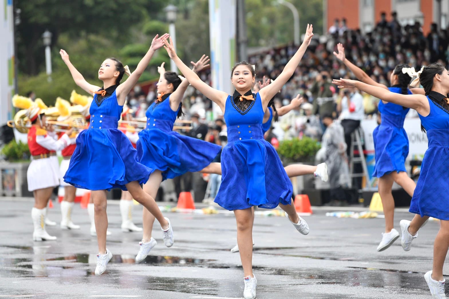 北一女樂儀旗隊一如往常帶來高水準表演。