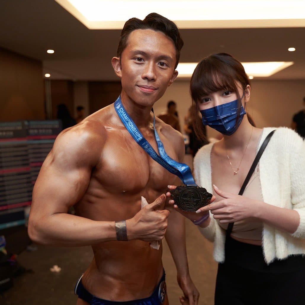 孫安佐也感謝女友麻姬兔在他備賽時,「縱容我的一些情緒,還有幫我分擔很多事。」(翻攝自孫安佐IG)