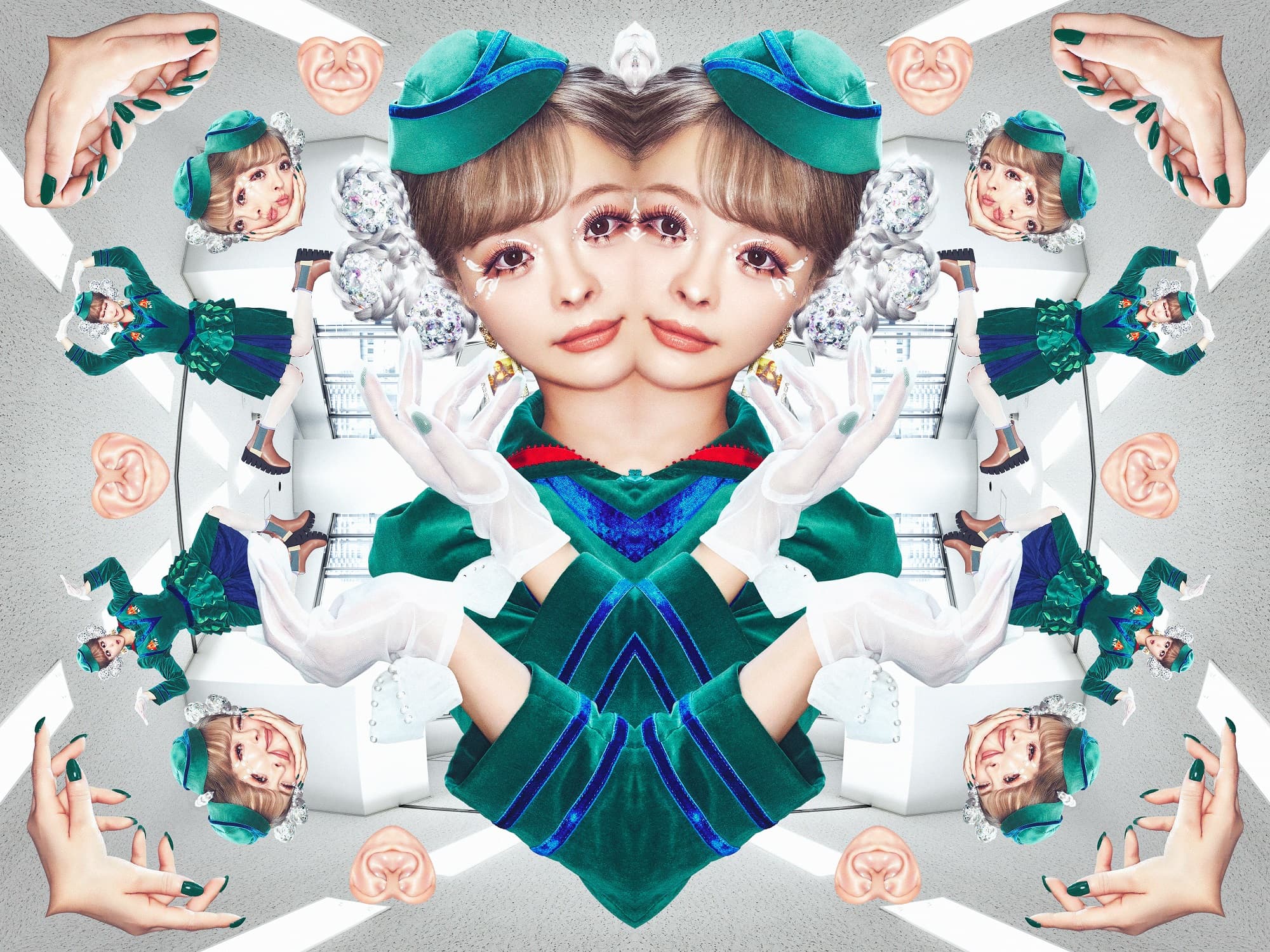 卡莉怪妞為新單曲〈一心同體〉嘗試難度極高的鏡子舞。(ASOBISYSTEM 提供)