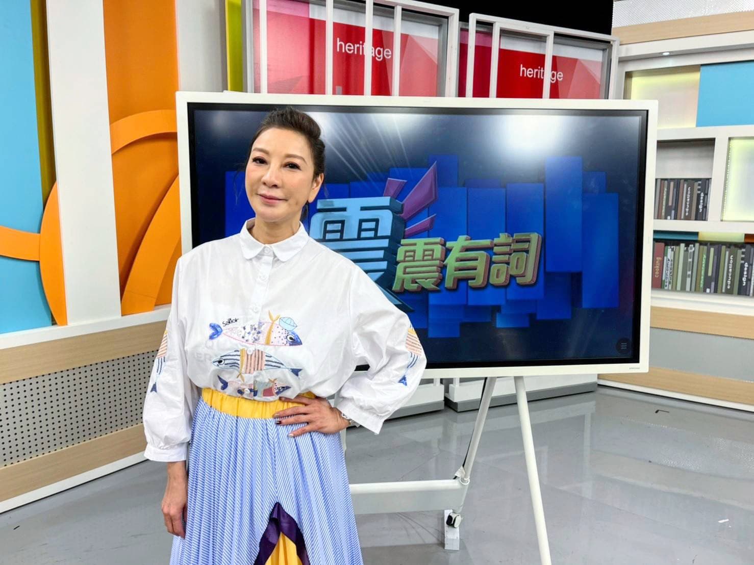楊繡惠日前在臉書宣布「不拍八點檔、不錄製外景節目」。(高點提供)