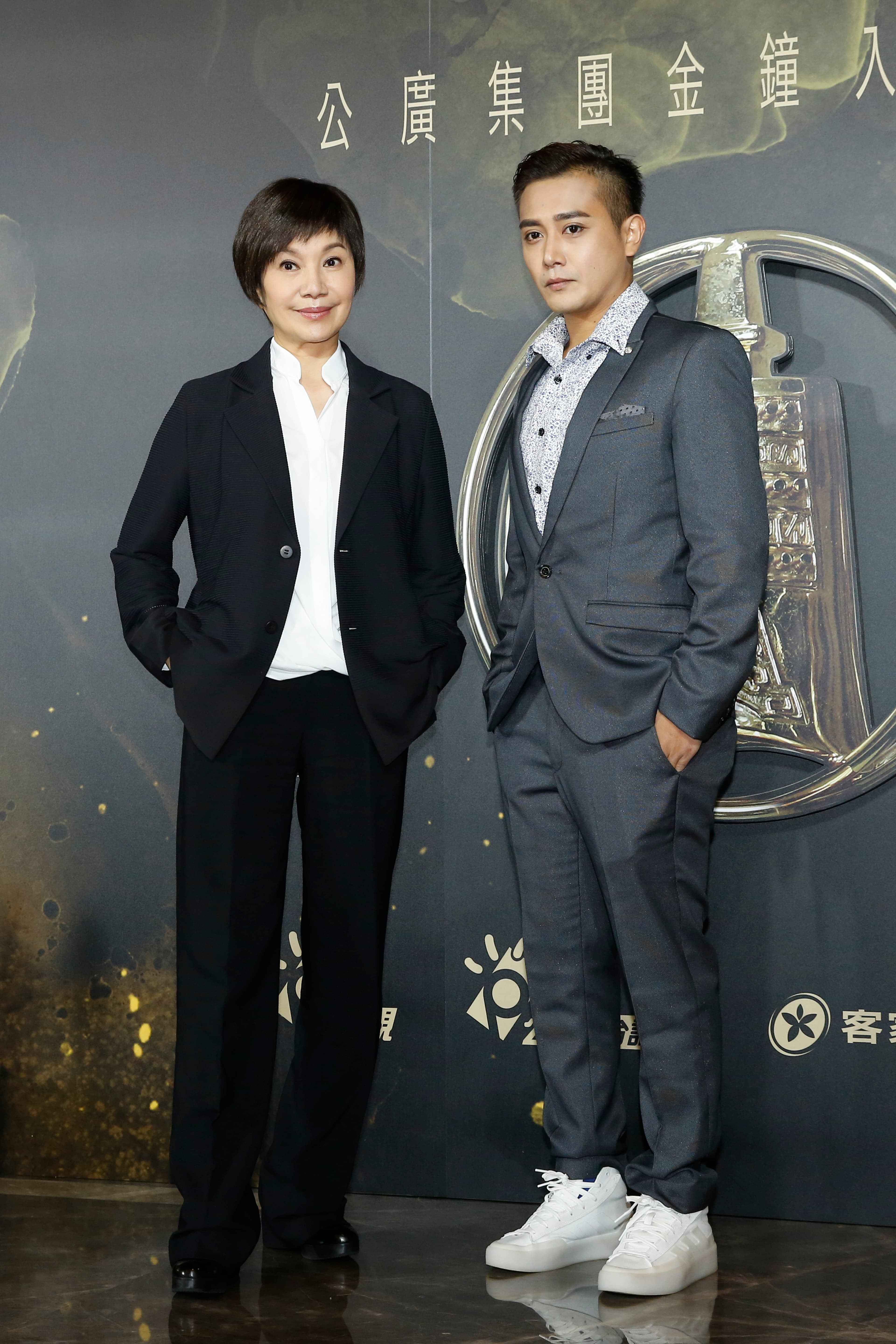 唐美雲和入圍最佳新人的張書宇代表《孟婆客棧》出席記者會。