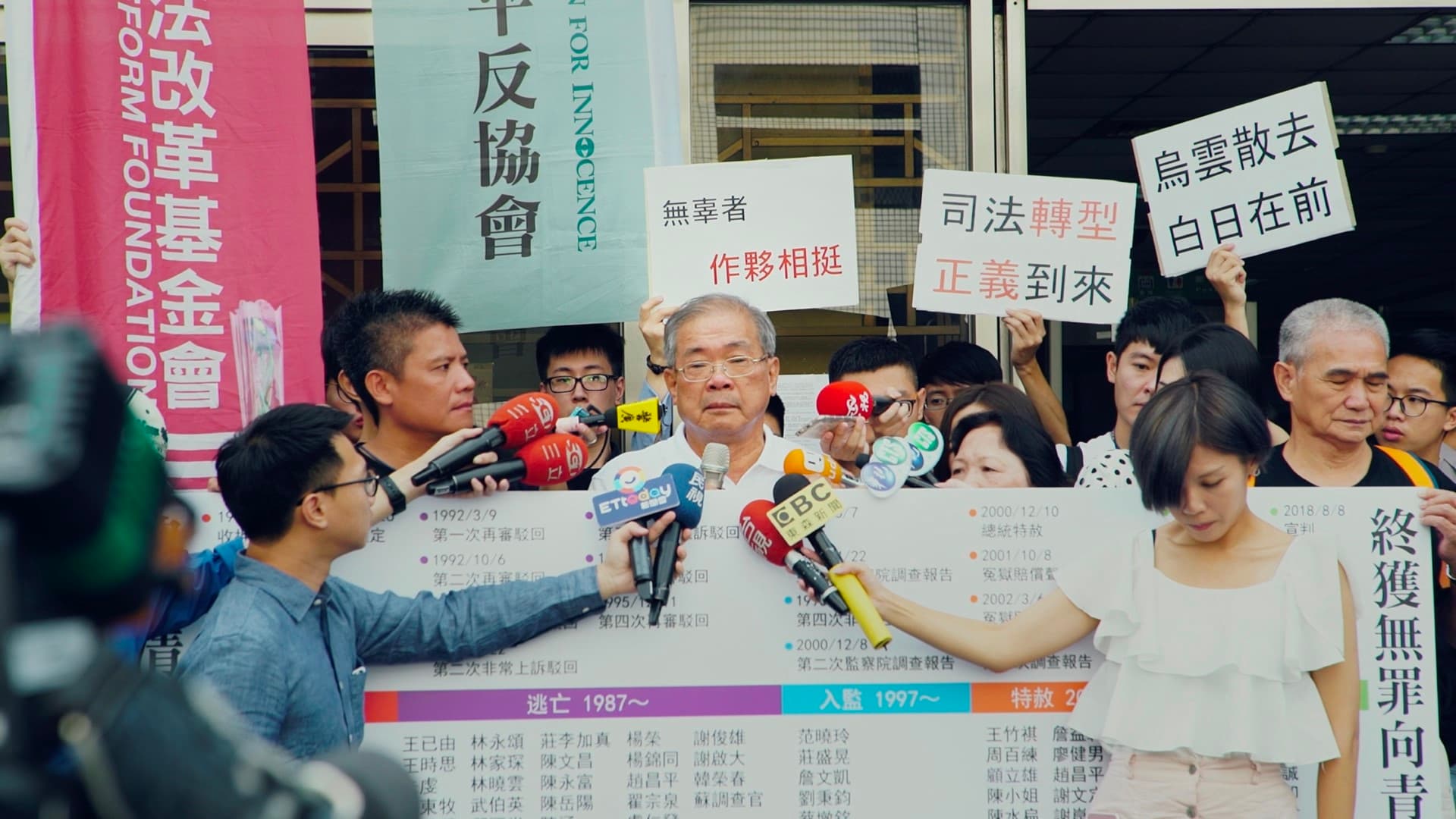 記錄蘇炳坤冤案的《從那天起 我們開始哭泣》將在「金馬X司法影展」做世界首映。(金馬執委會)