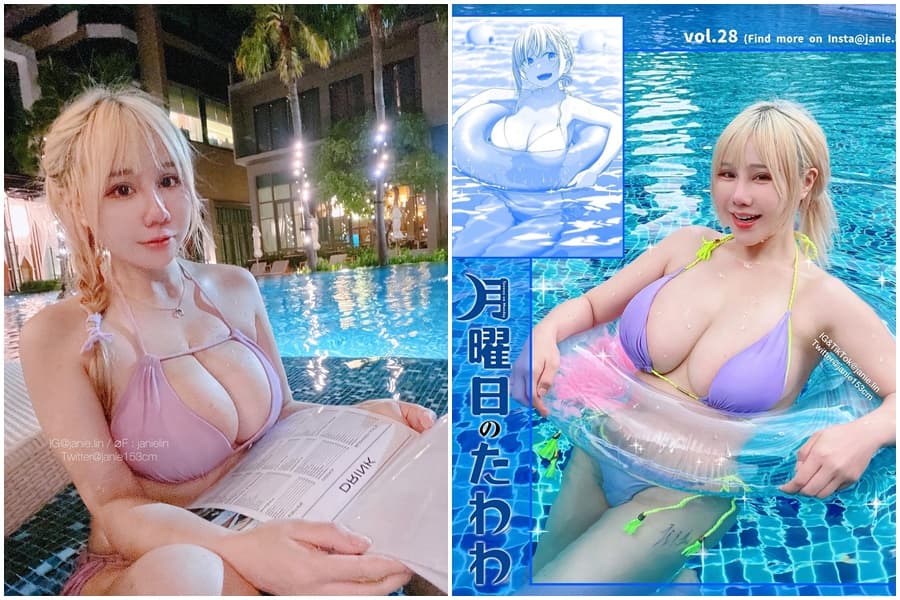 泥泥身材姣好。(翻攝自janie.lin IG)