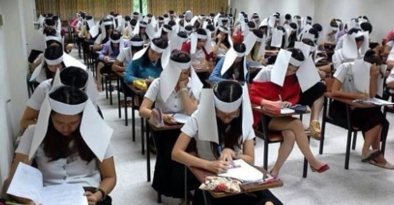 據悉歐蒂絲的靈感來自於泰國農業大學的防作弊措施。(翻攝自曼谷郵報)
